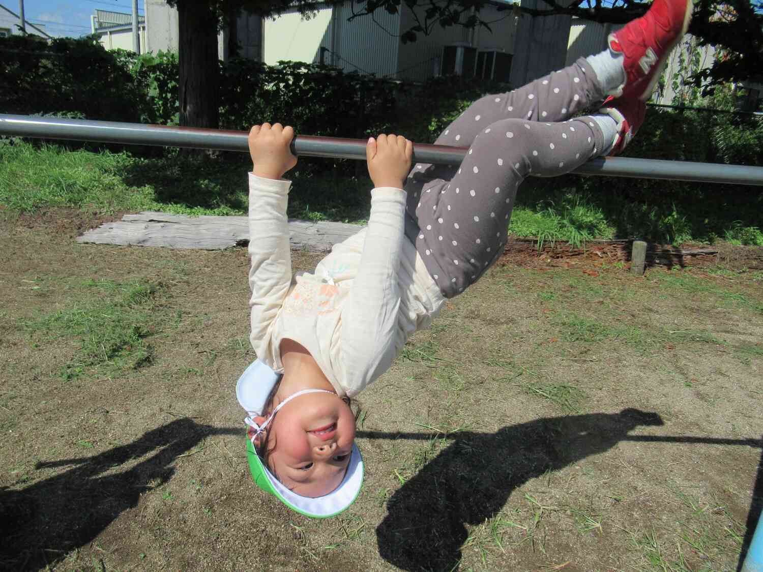 みてー！逆さまになっちゃったよ～