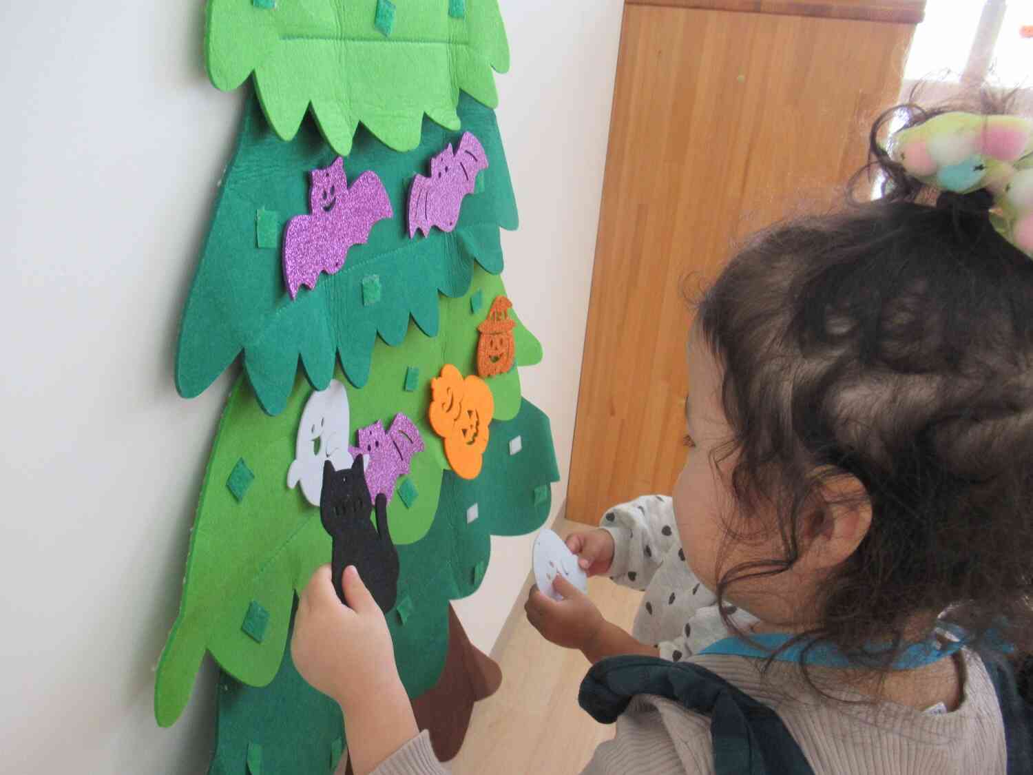 ツリーの飾りつけもしたよ！