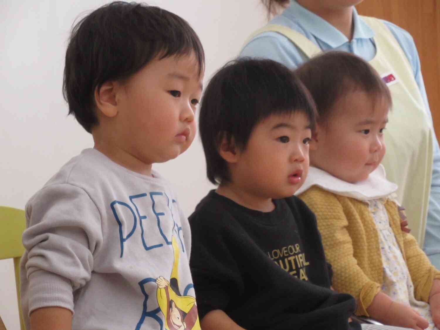 さつまいもの登場にワクワク、ドキドキ