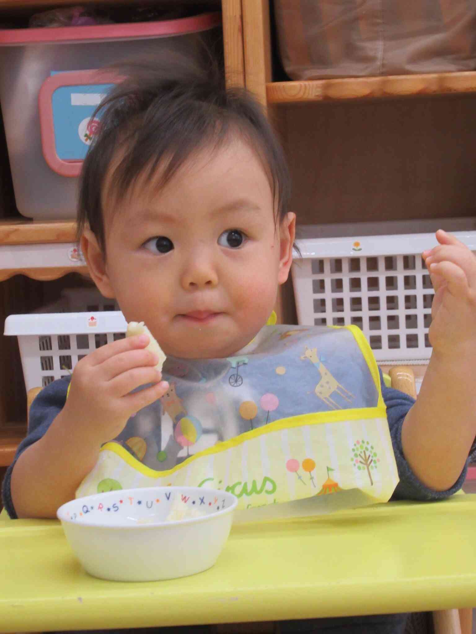 ぼくのは蒸しパンだよ