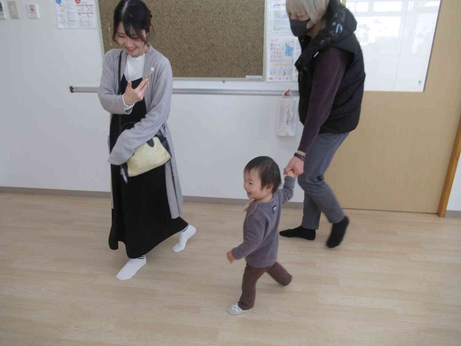 製作活動にリズム遊び