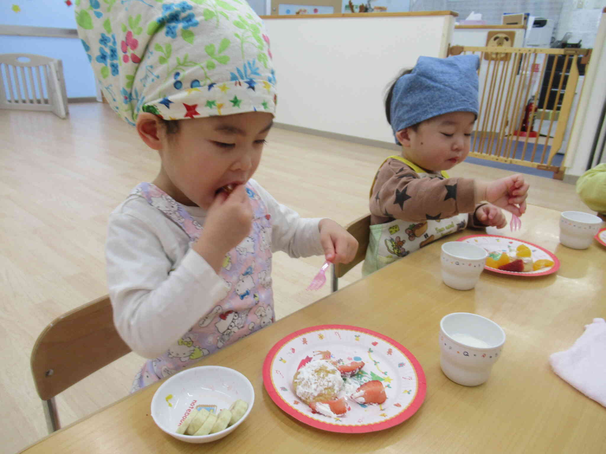 ケーキおいしいね