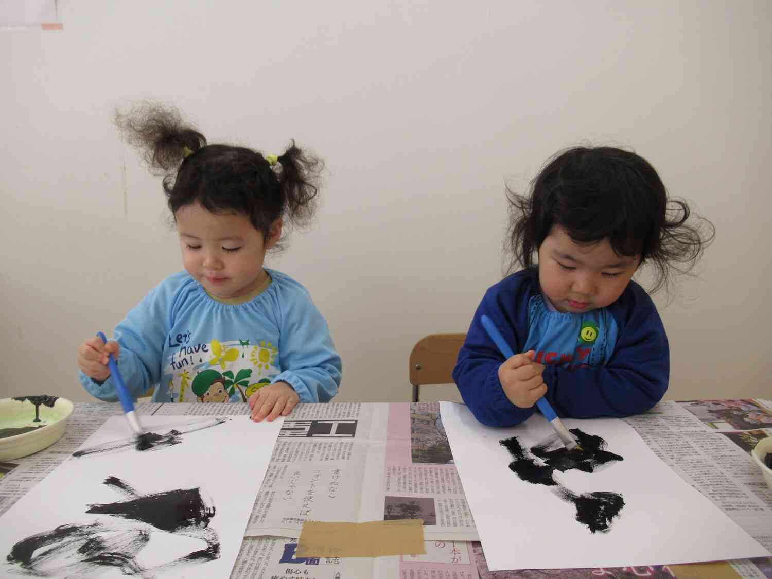 かきかき、楽しいな