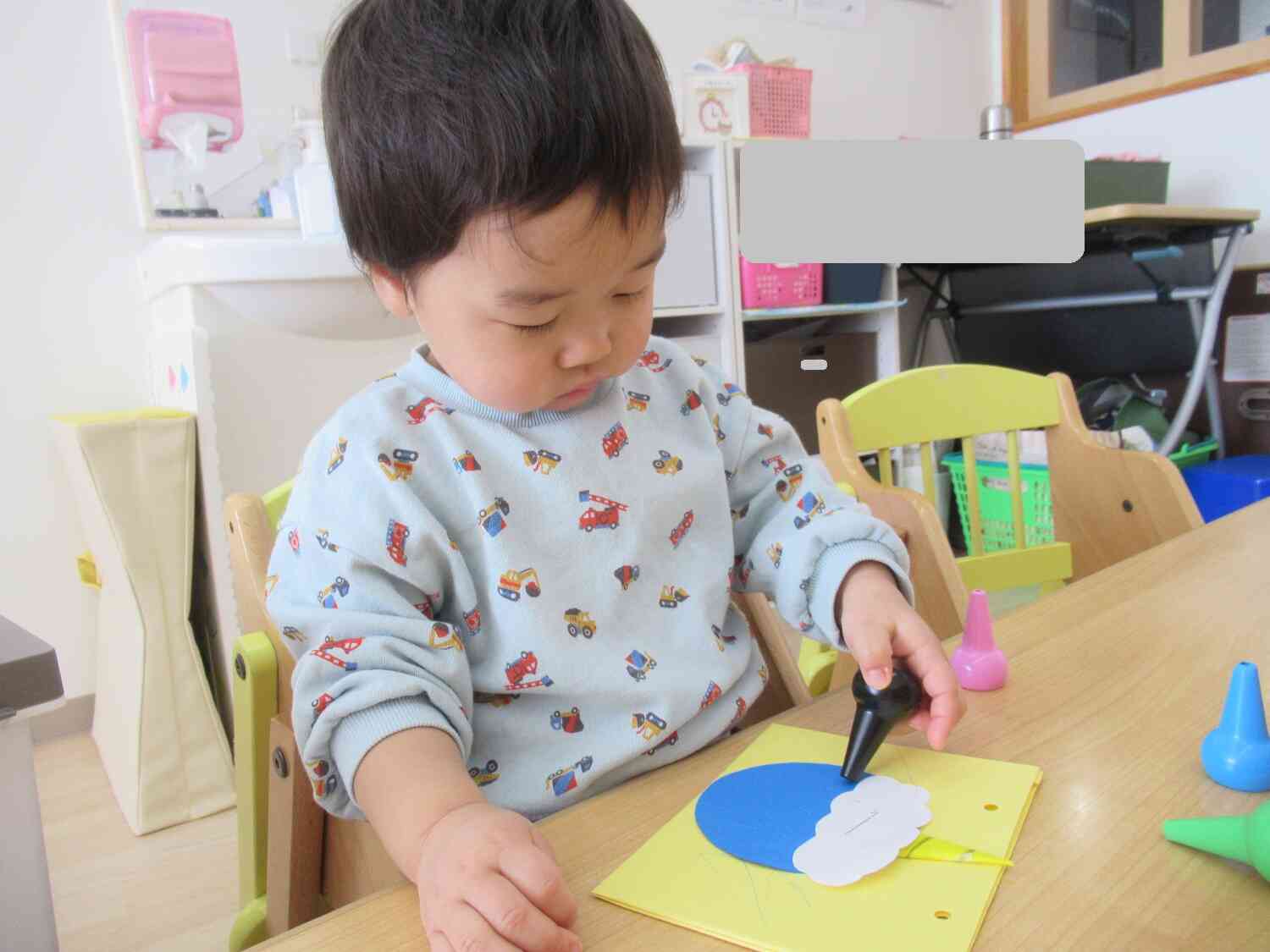 おえかきじょうずだね