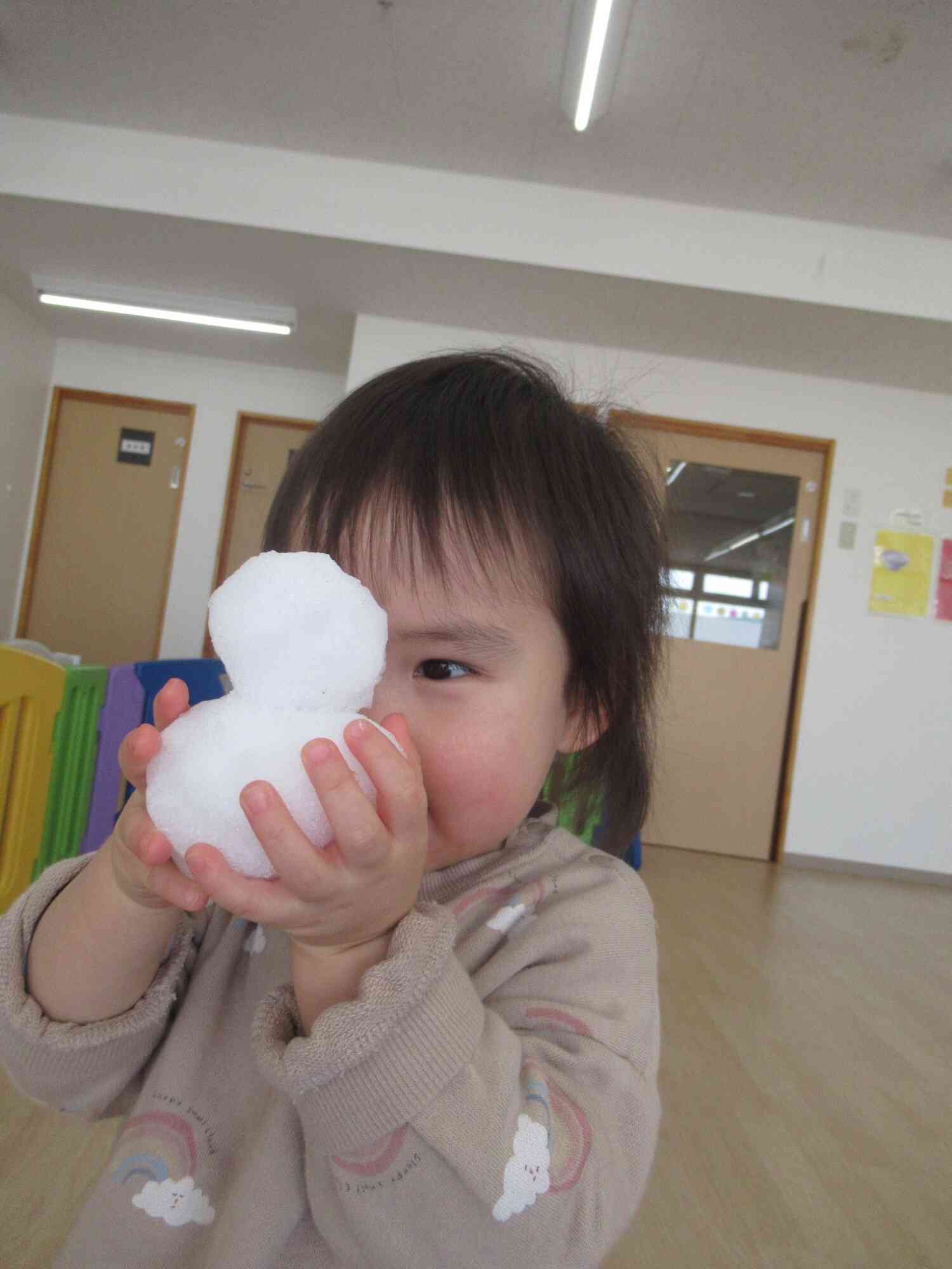 ゆきだるま、かわいいな～