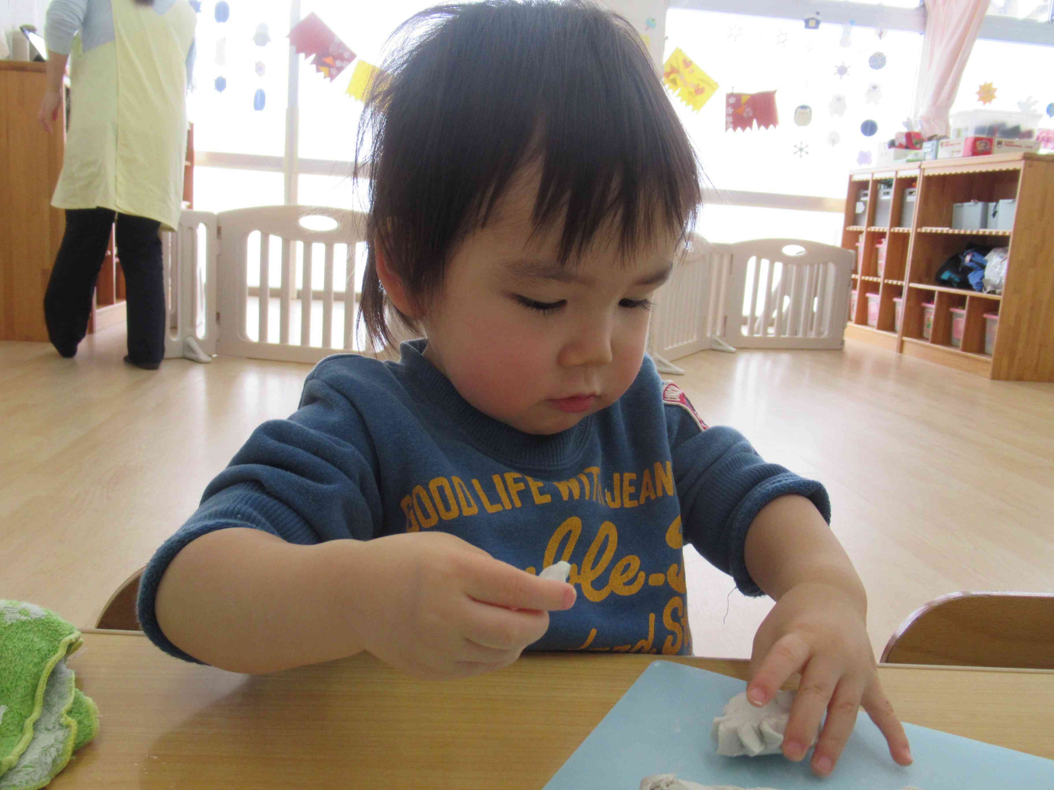 指先を使った動きが得意になってきたよ