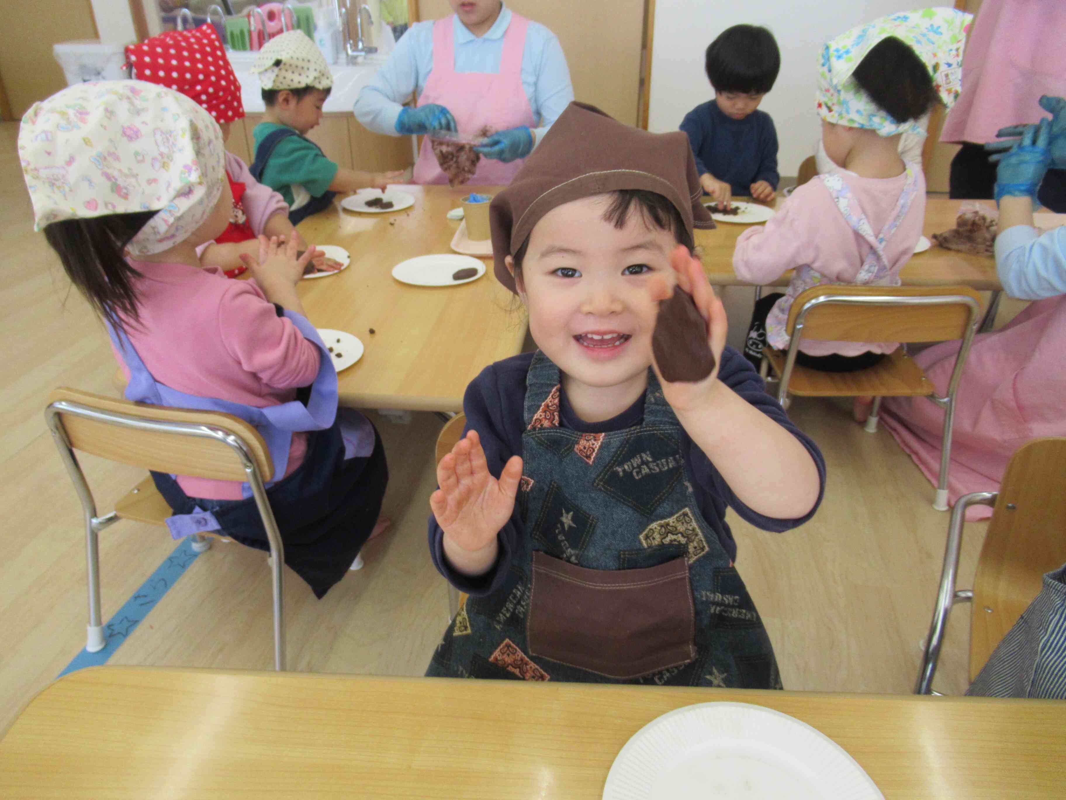 ココアクッキー作りに挑戦