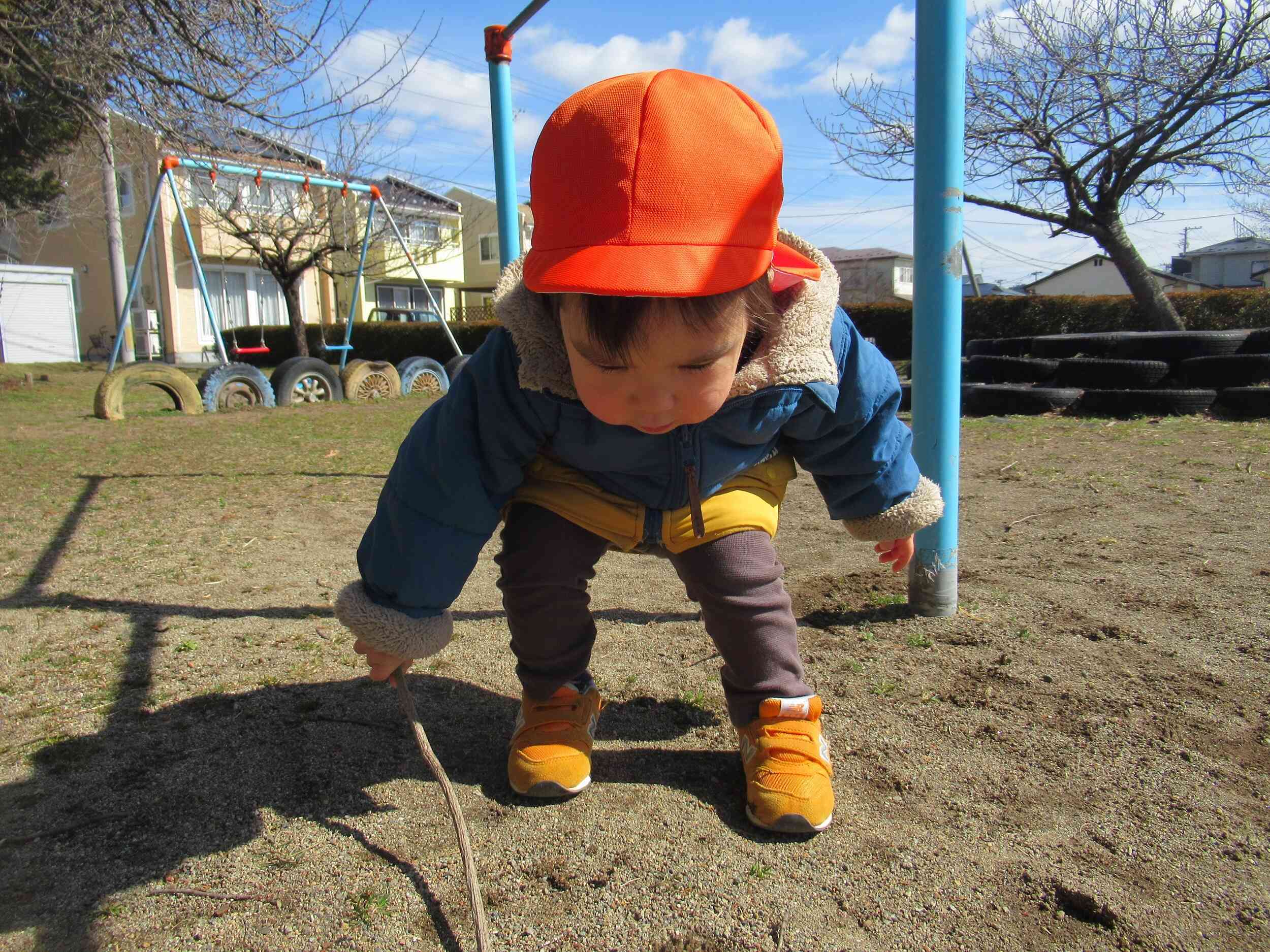 地域の人にも挨拶できるよ