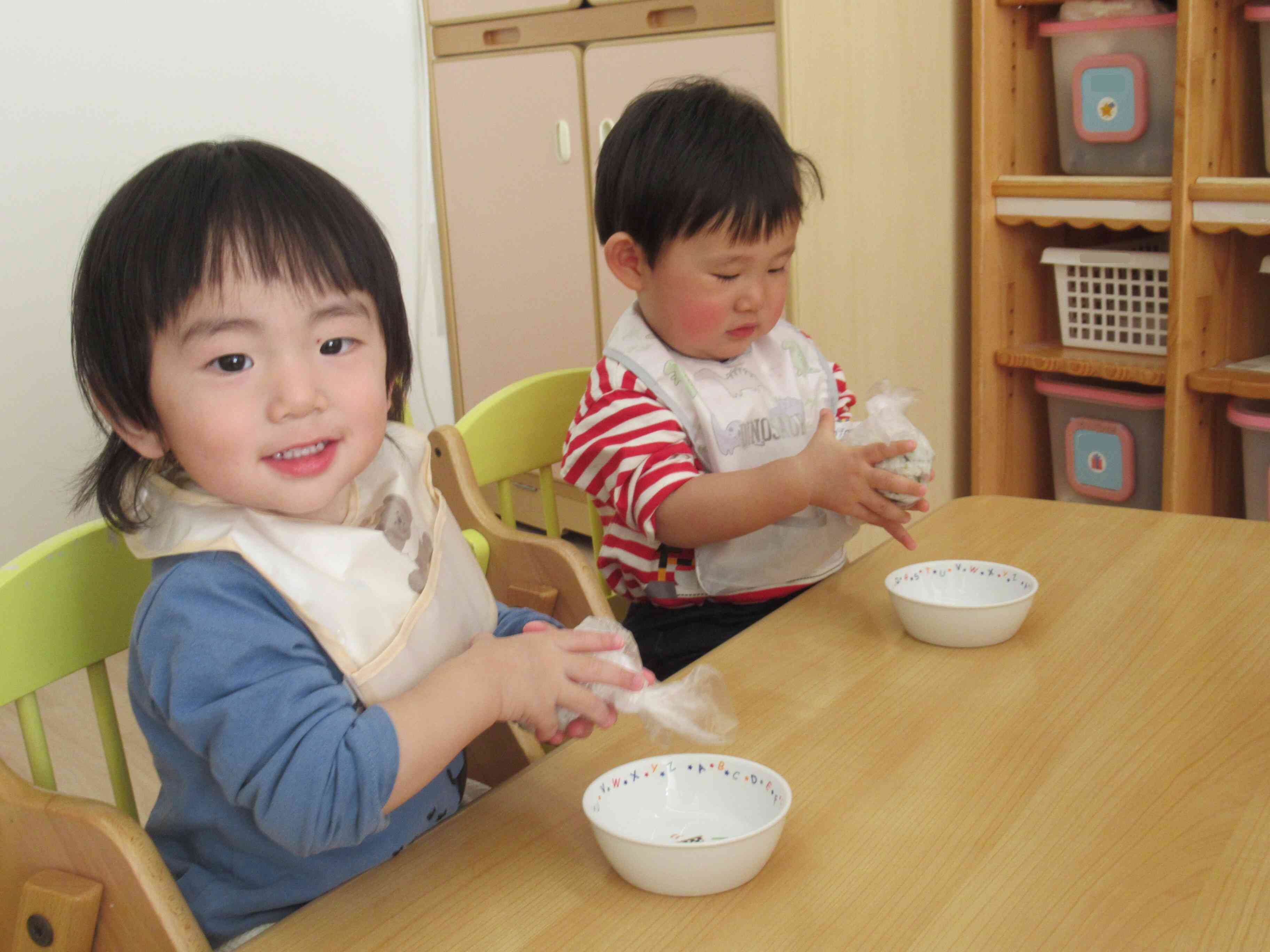 おにぎりを作ったよ