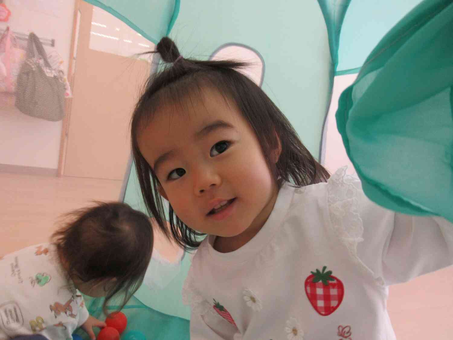 室内遊びの様子（あひる組）