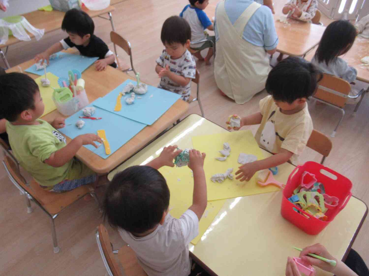 さくら保育園のパン工場（うさぎ組）