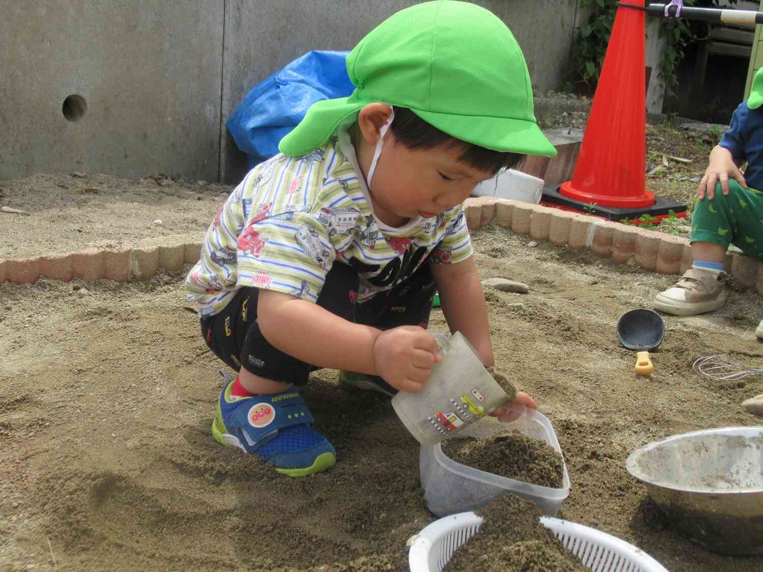 こぼさないように・・