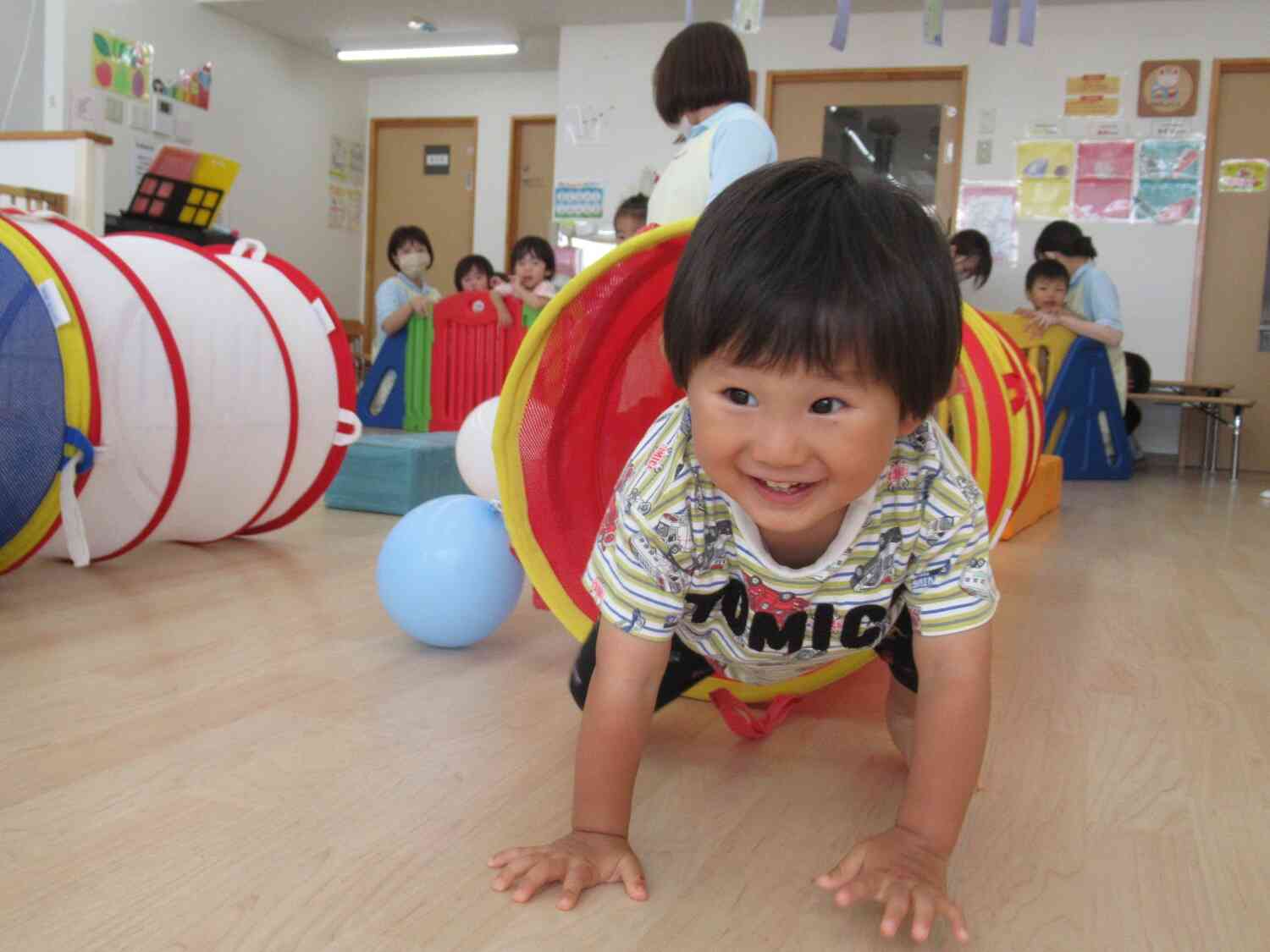 天の川をわたるぞー！