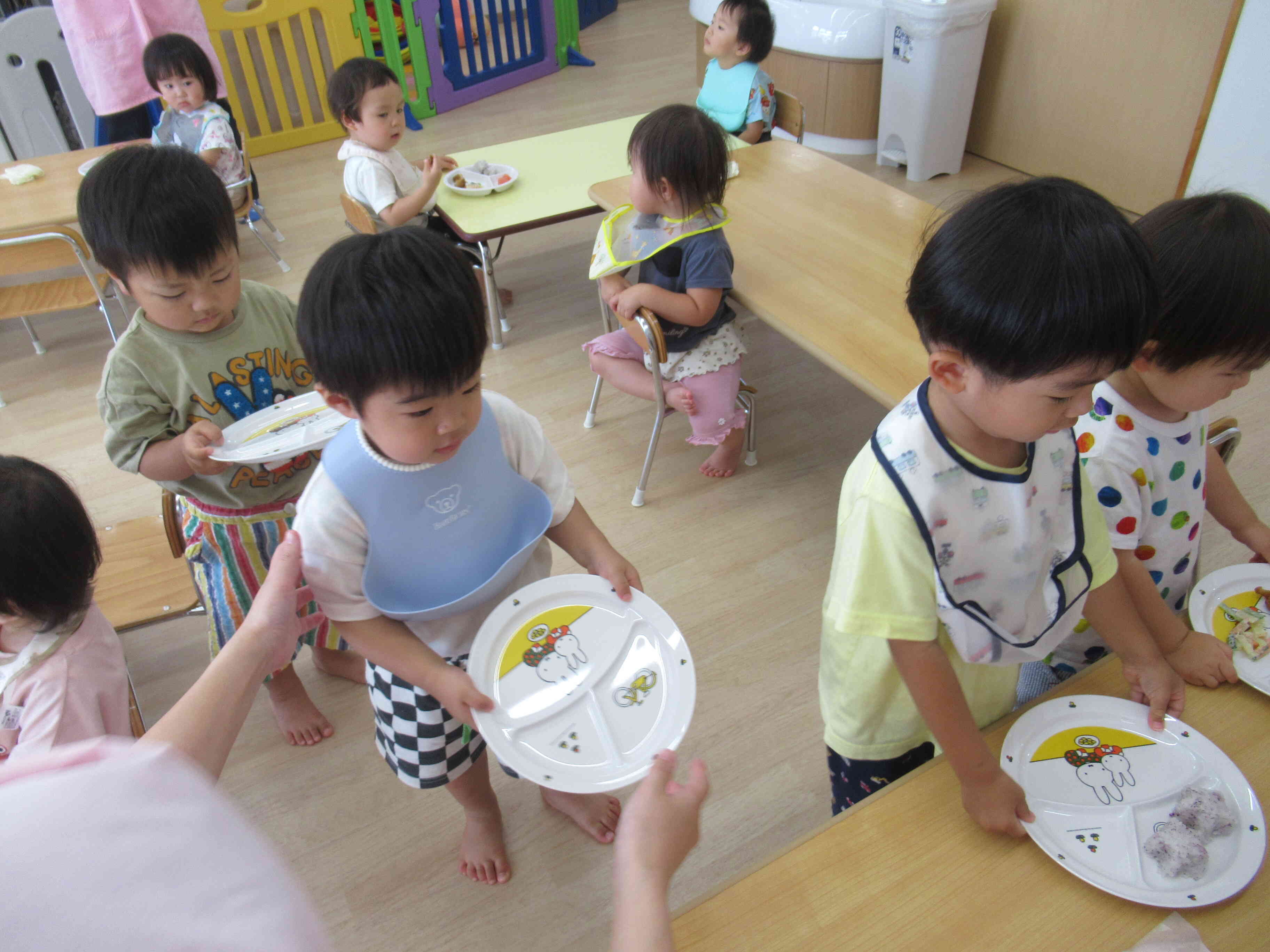 順番に並んでもらいます
