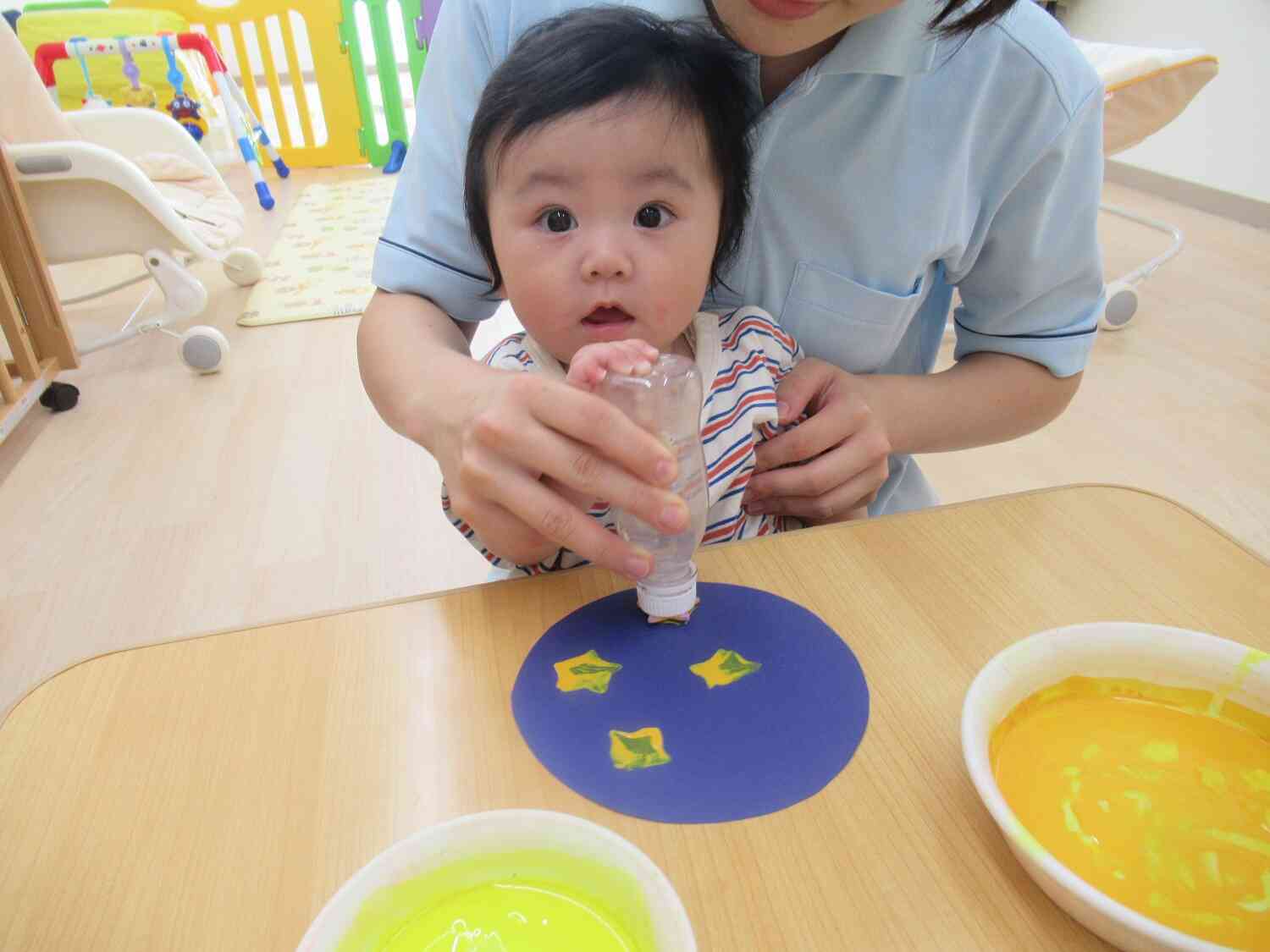 七夕製作の様子