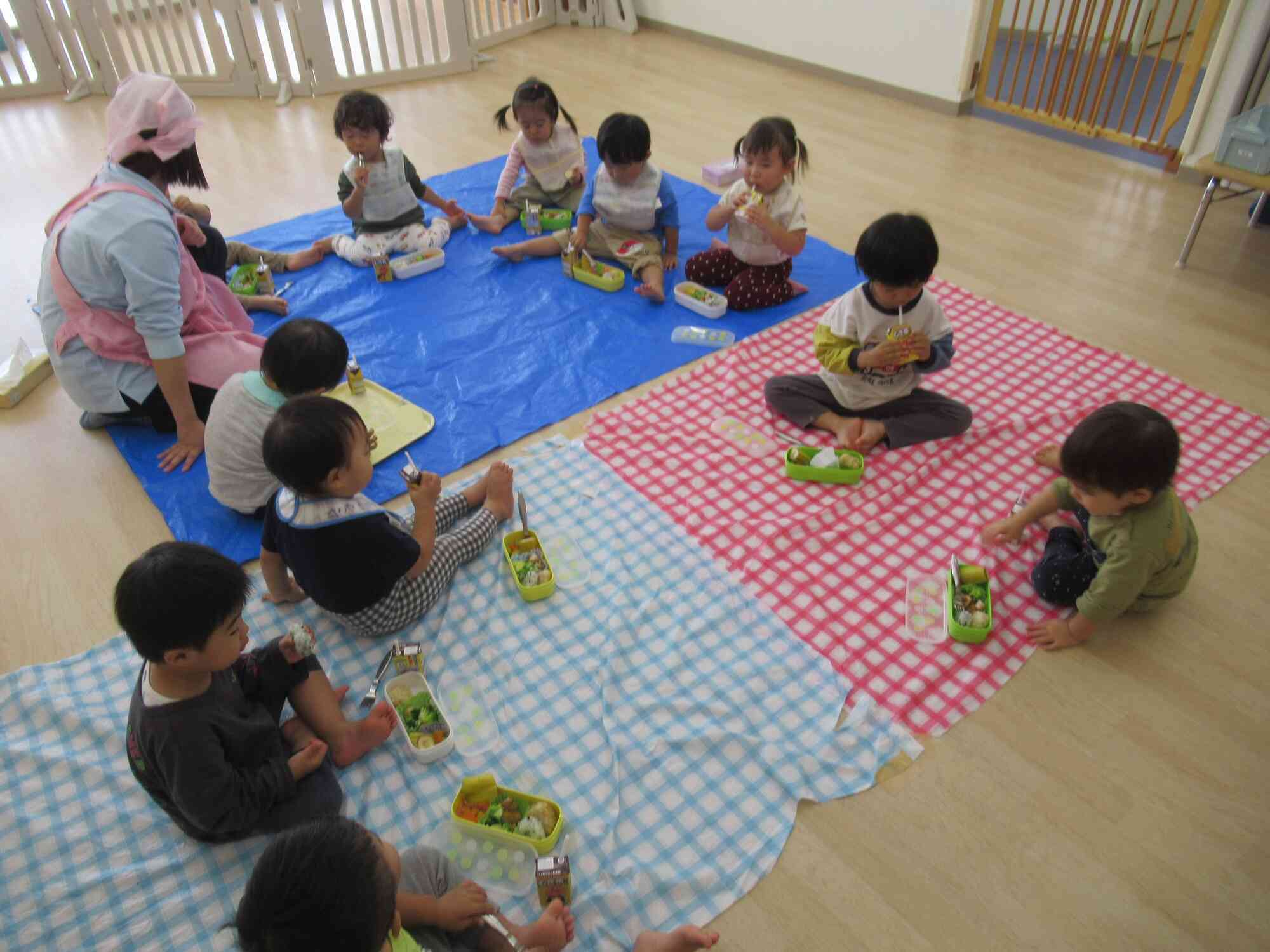 楽しみにしていたお弁当給食