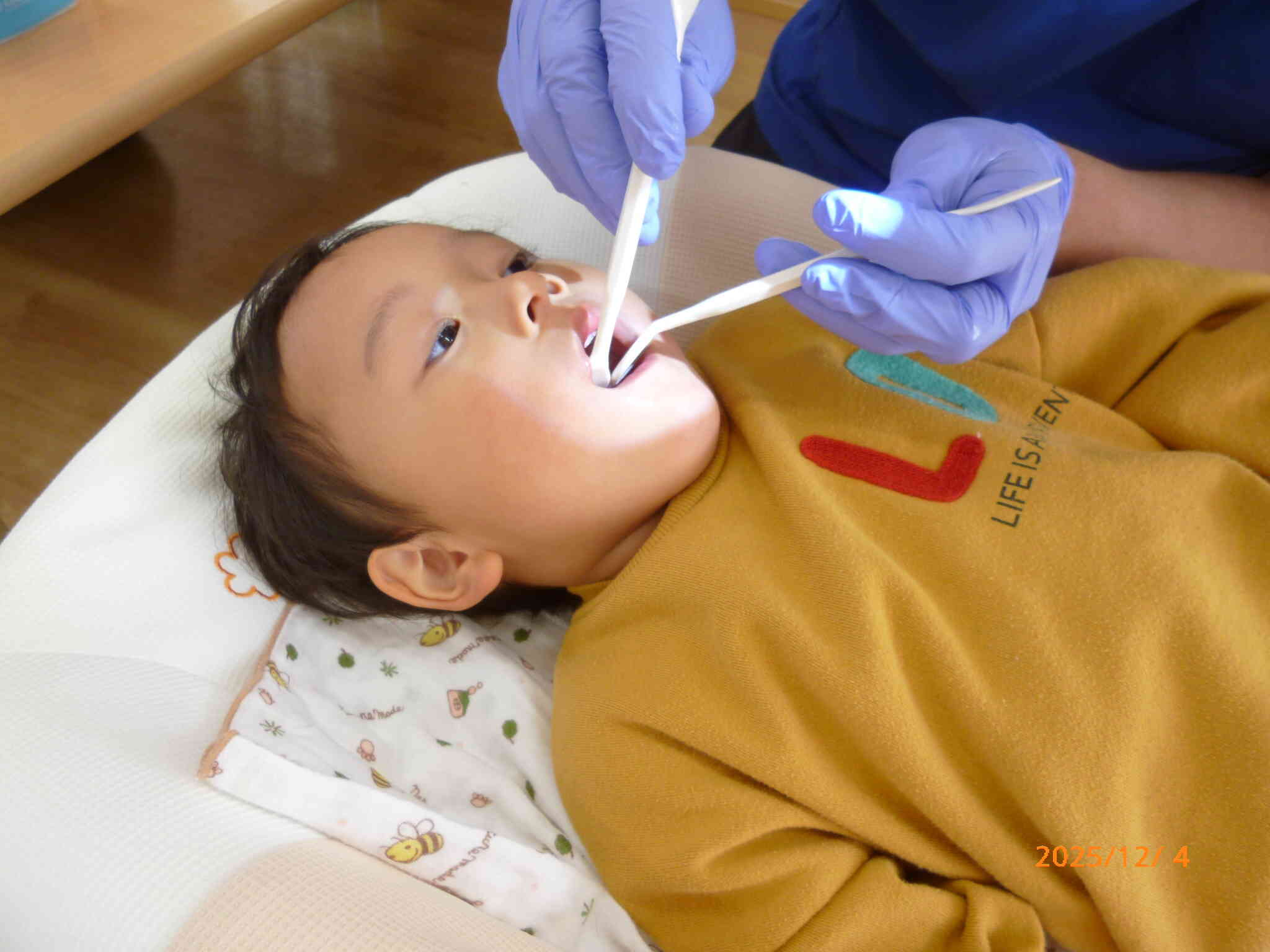 お口、あ～～ん、できるかな⁈