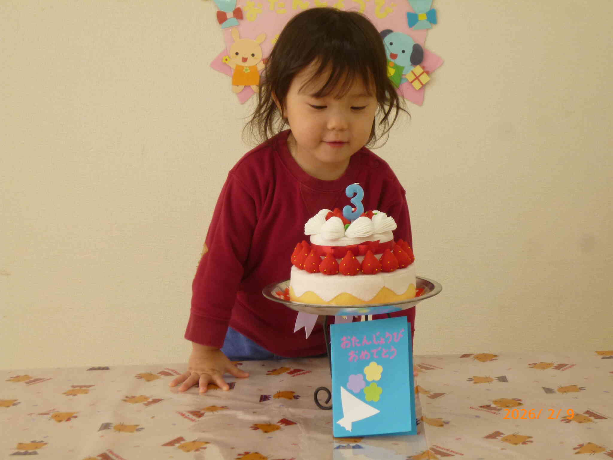 3歳おめでとう⭐︎