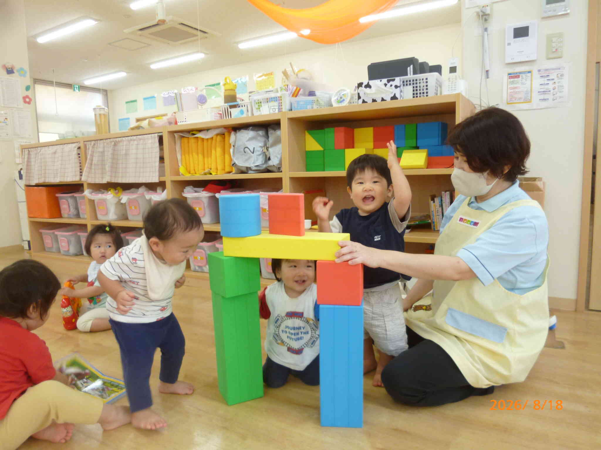あひる組の様子（1歳児）