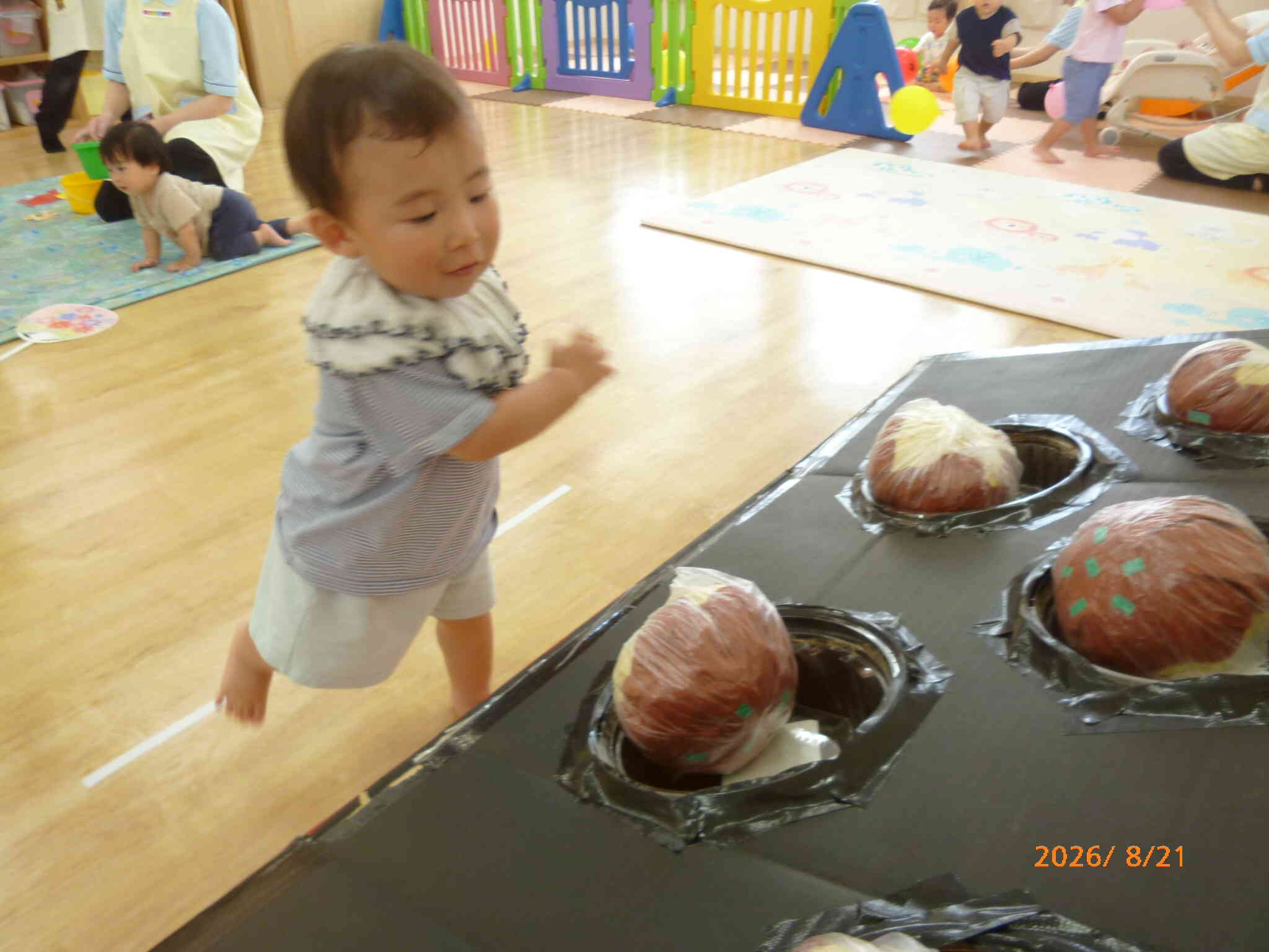 たこ焼きボールをポンッ