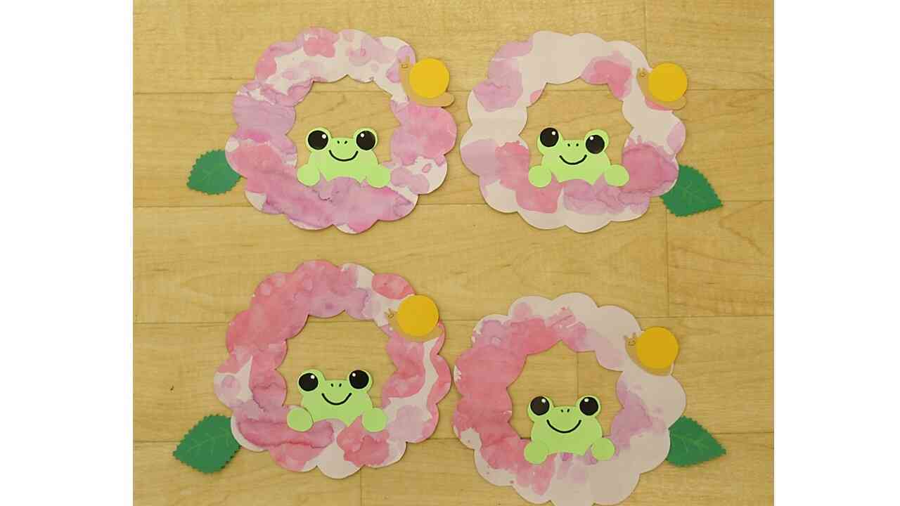 かえるさんも作ったよ!