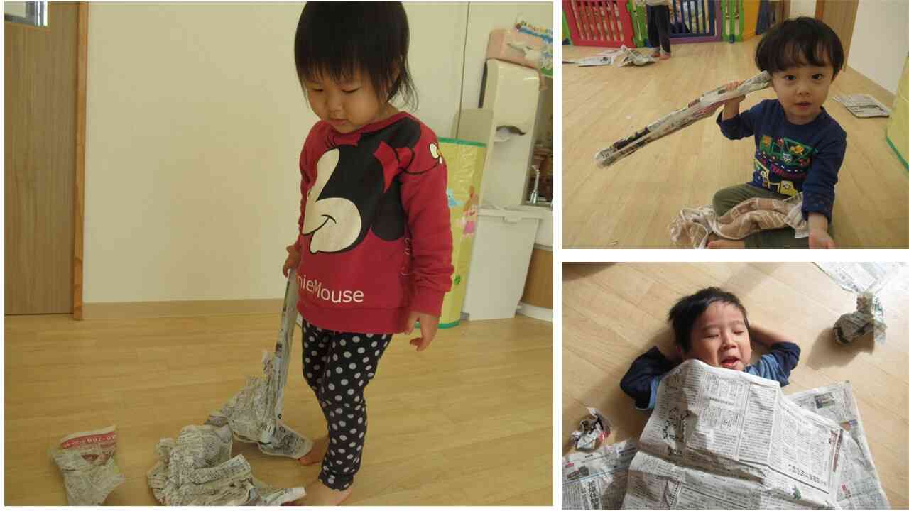 新聞紙が大変身！