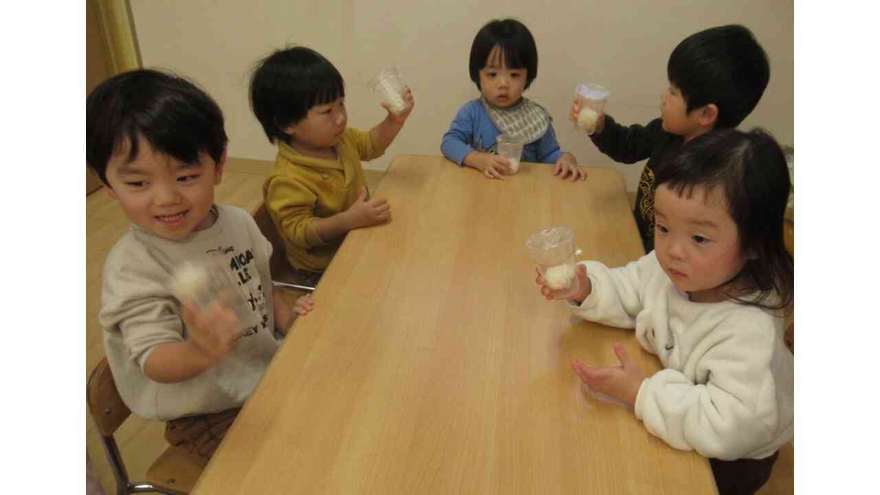 食育　おにぎりをつくったよ！