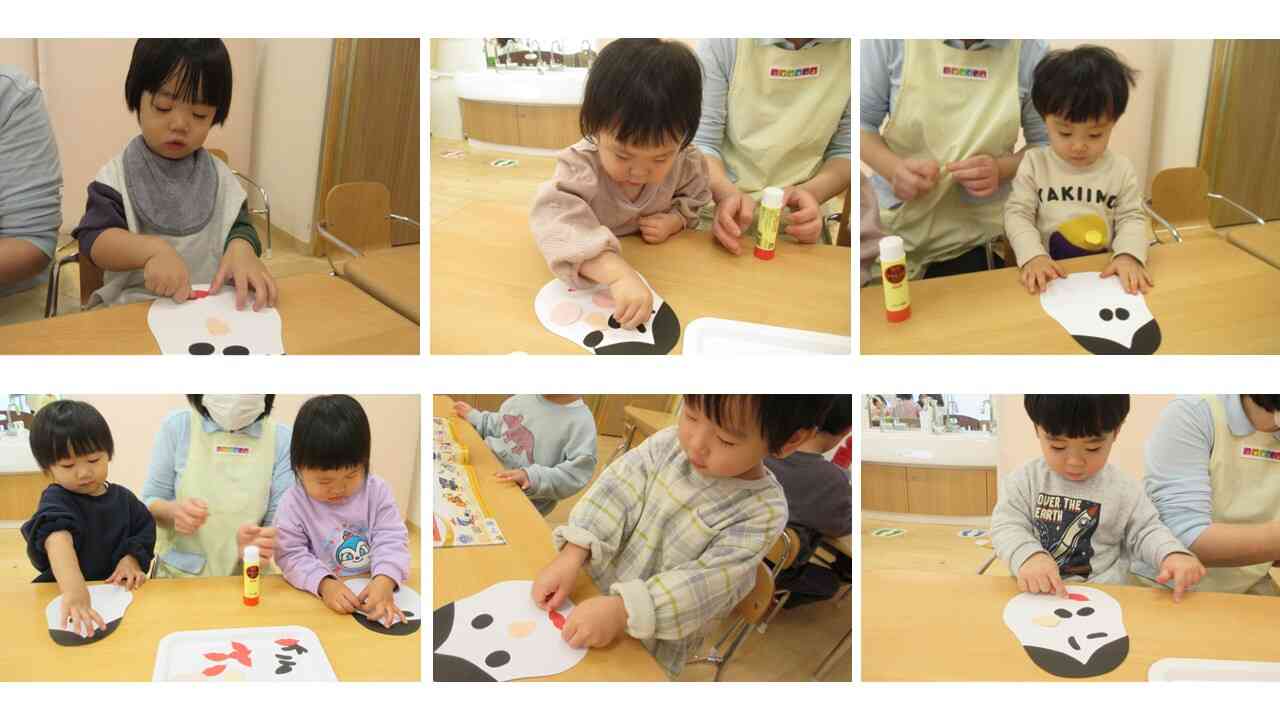 目はどこかな？お口はどこかな？