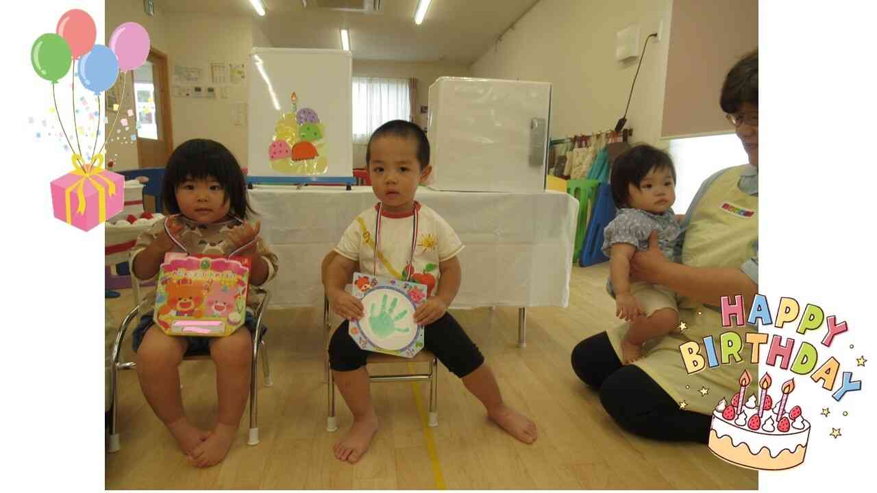 ８月生まれのおともだち♩