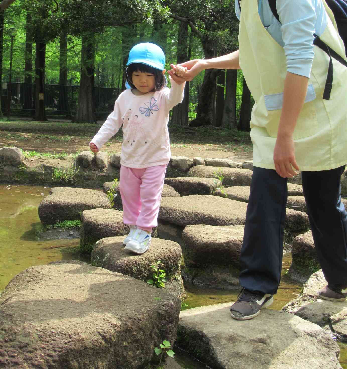 落ちないように