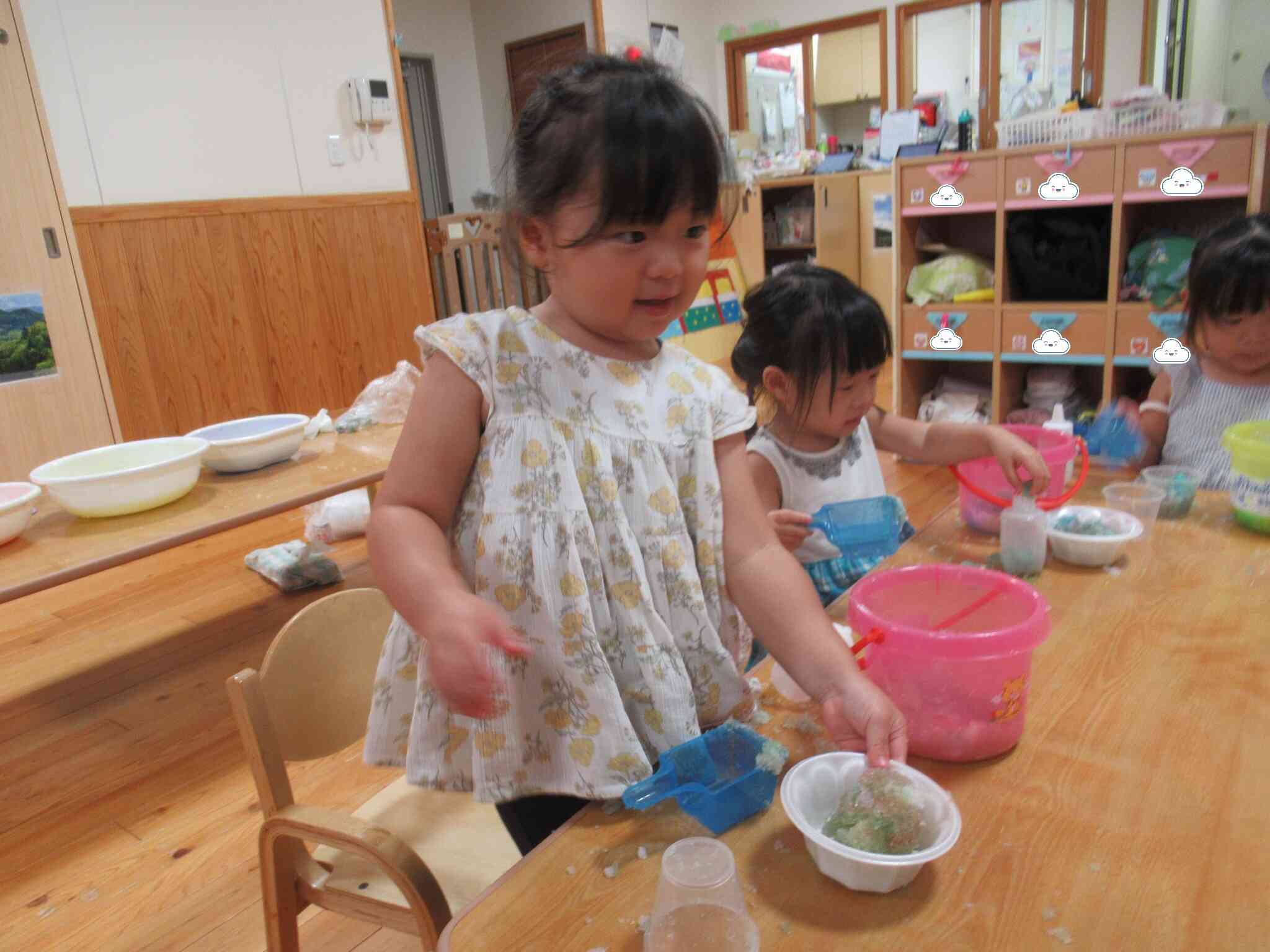 美味しそうなかき氷、出来上がり♪