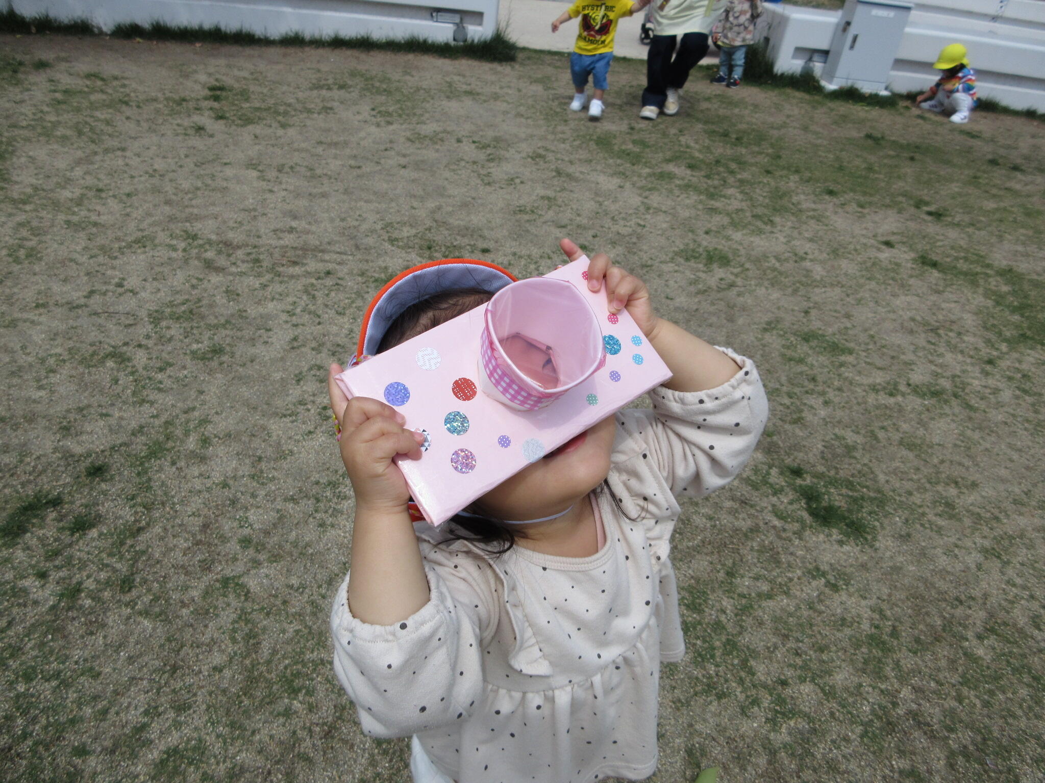 お空を撮るよ！パシャリ！☆