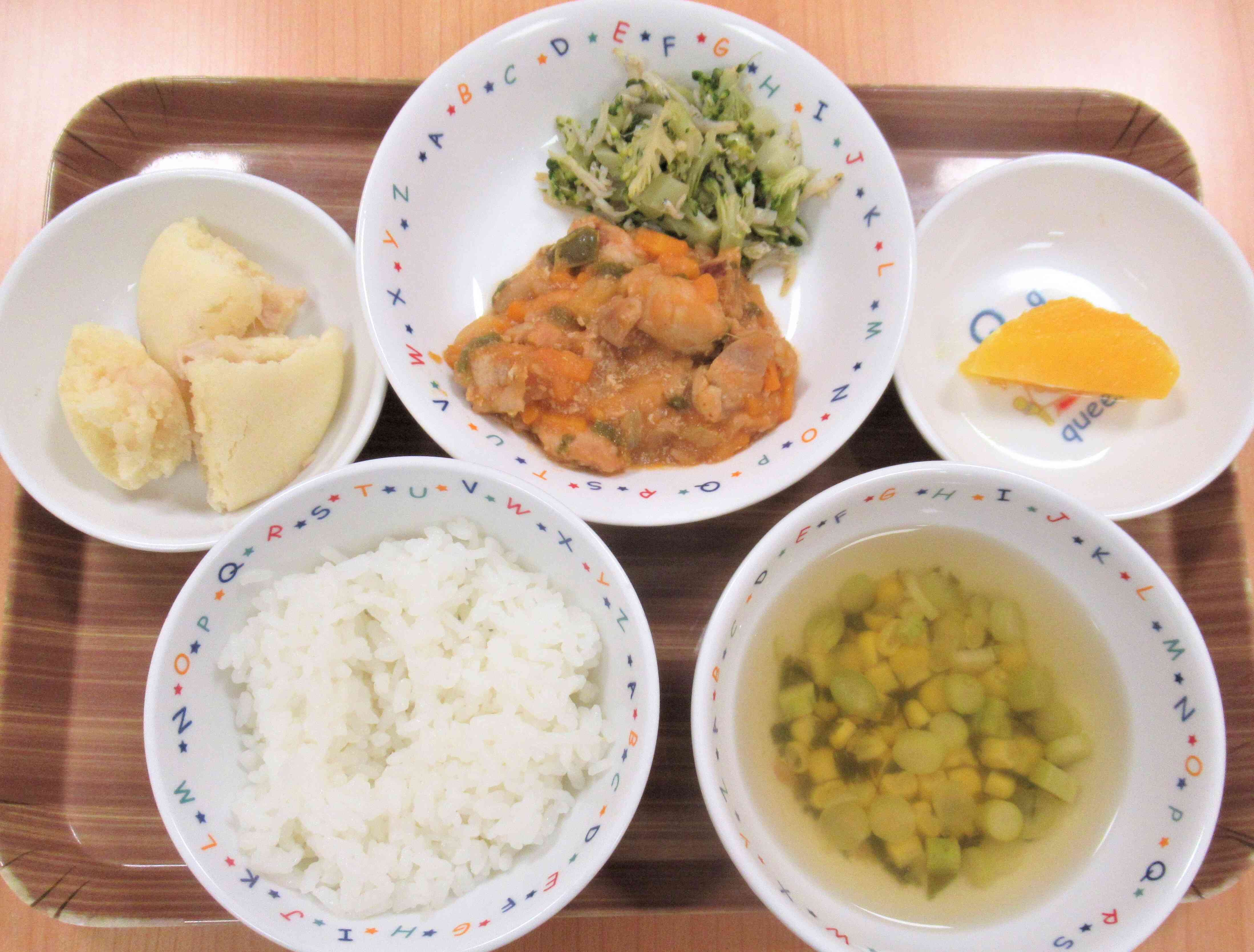 ８月１５日給食メニュー