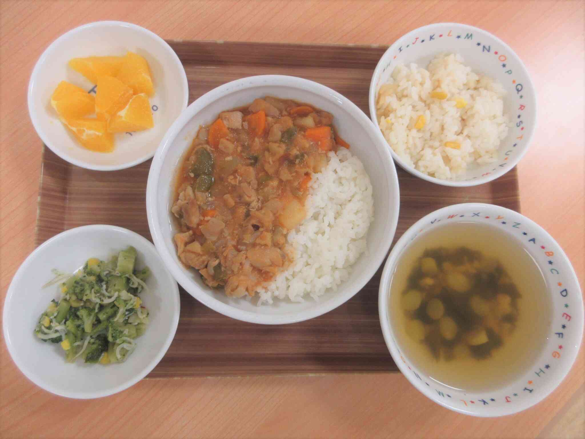 ８月１９日の給食メニュー