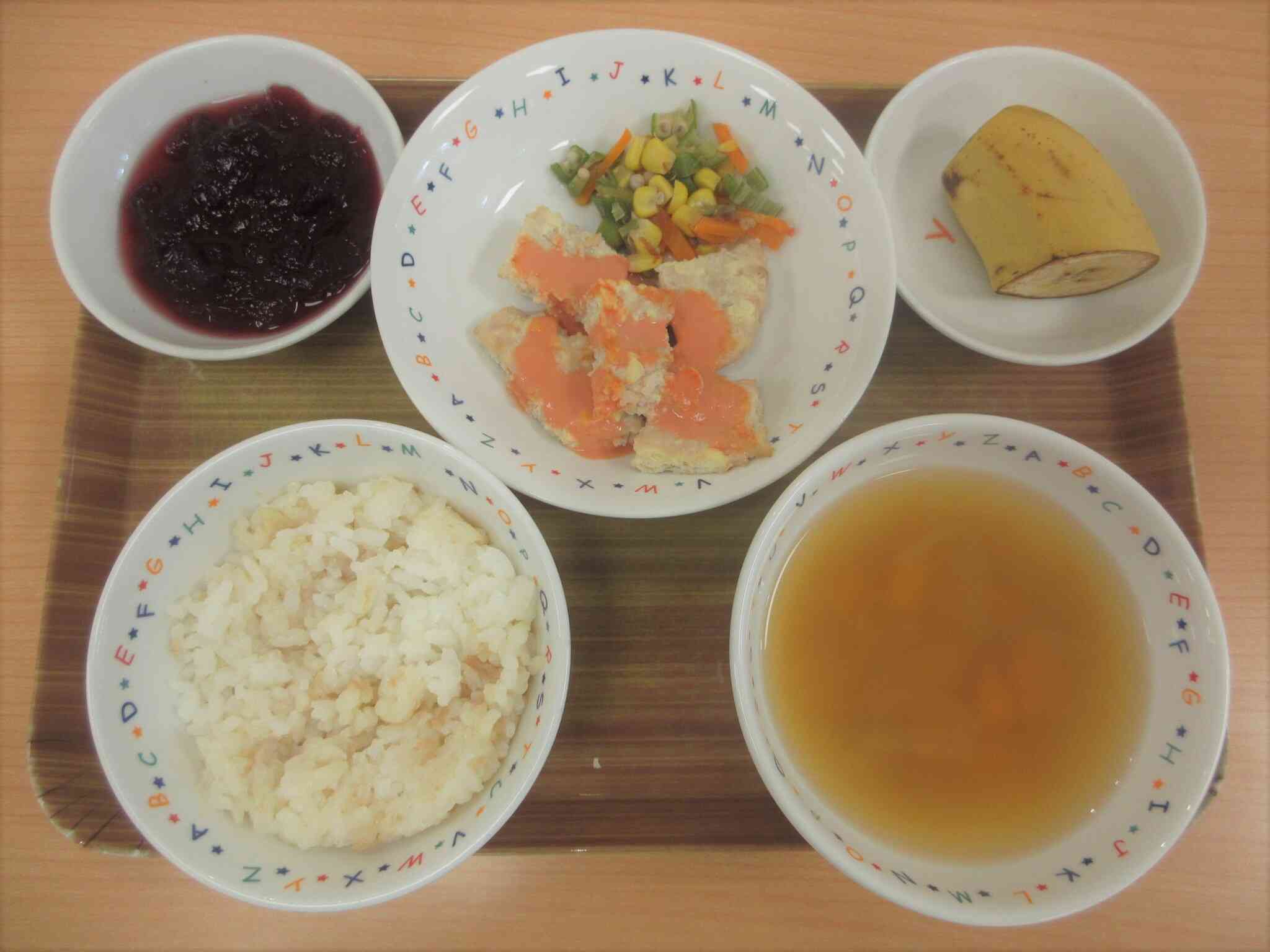 8月25日の給食メニュー