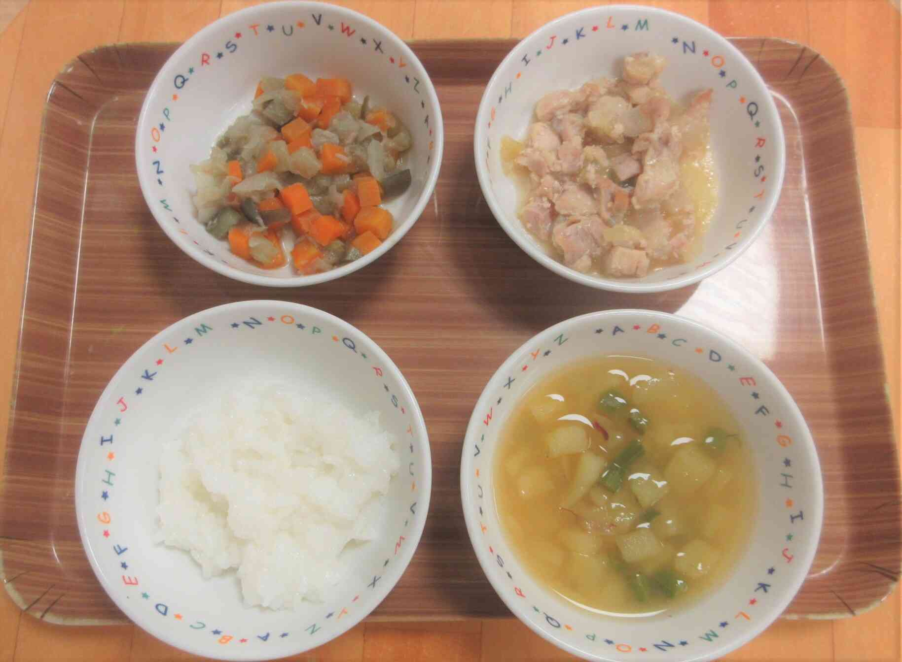 9月16日の給食メニュー（後期食）