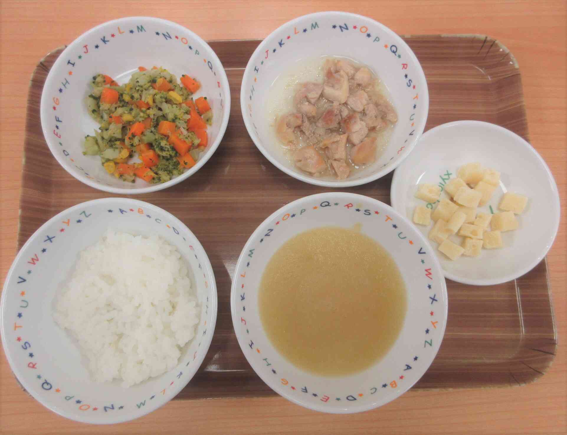 １０月２１日の給食メニュー(後期食)