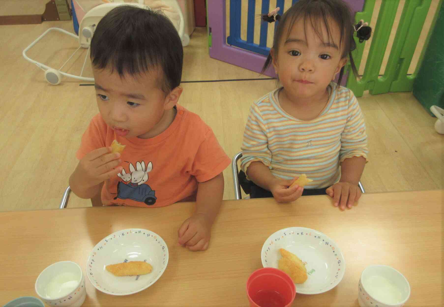 みんなで食べると美味しいね！