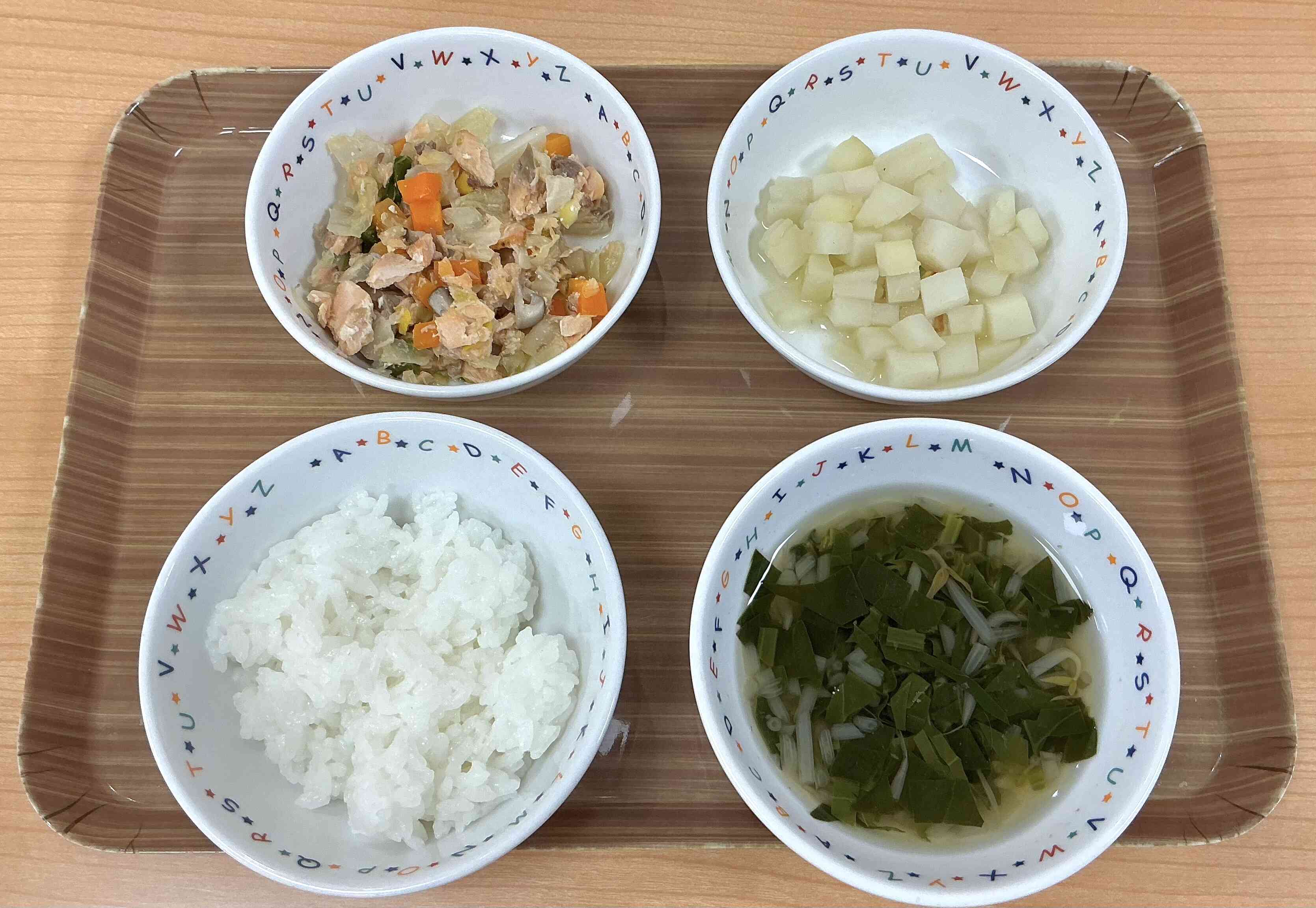 11月25日給食メニュー(後期食）