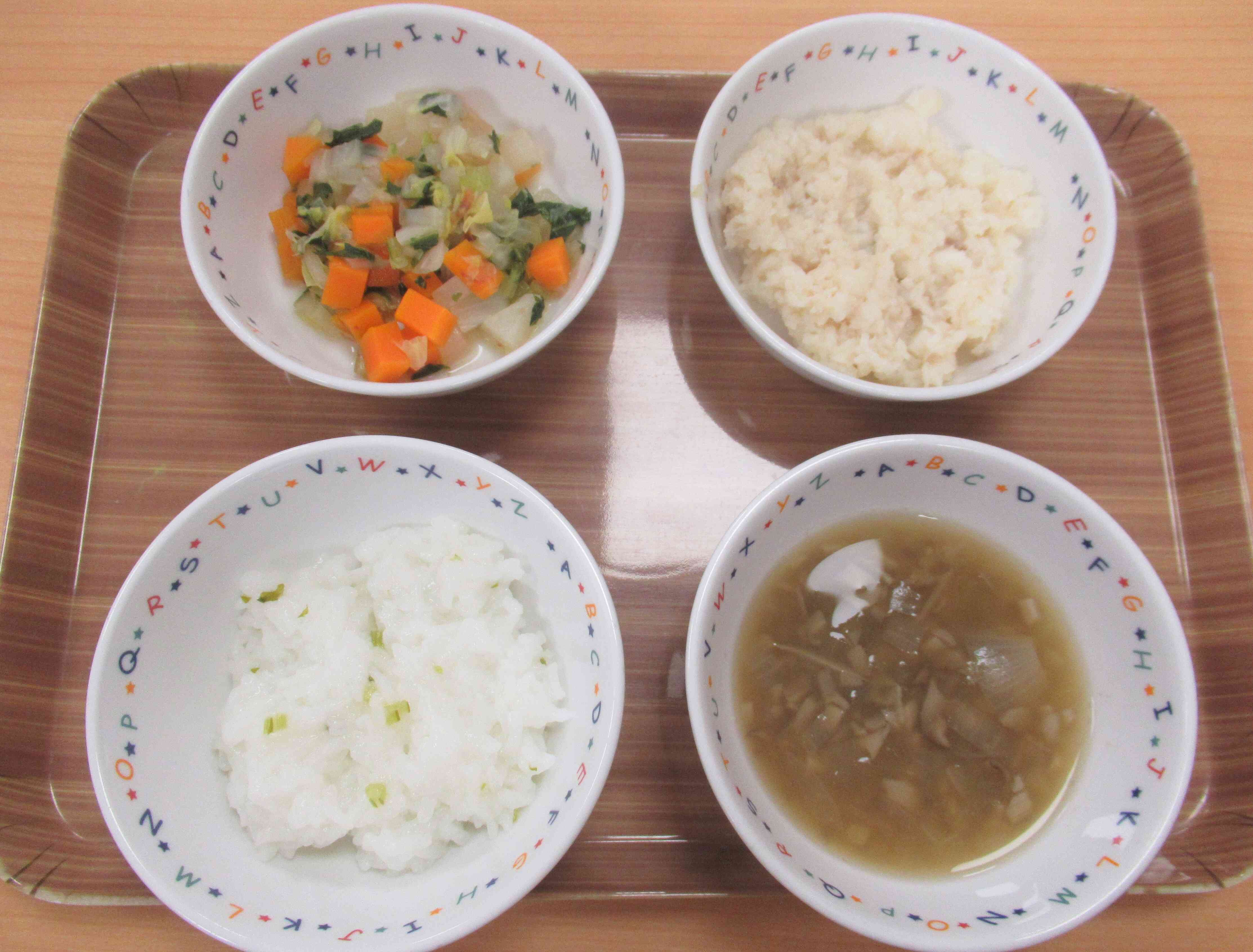 10月28日の給食メニュー(後期食）