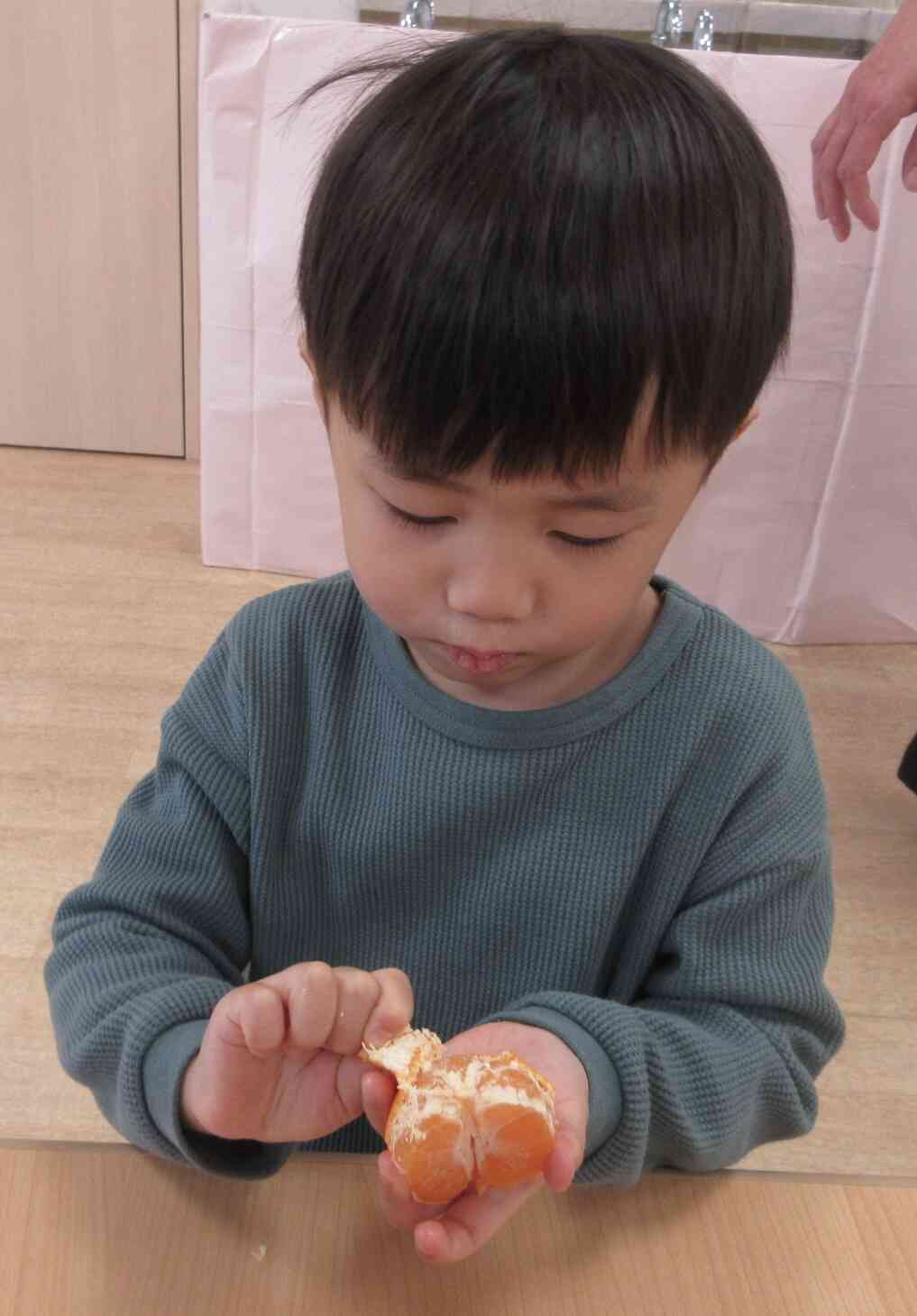 食育 ☆みかんの足湯☆