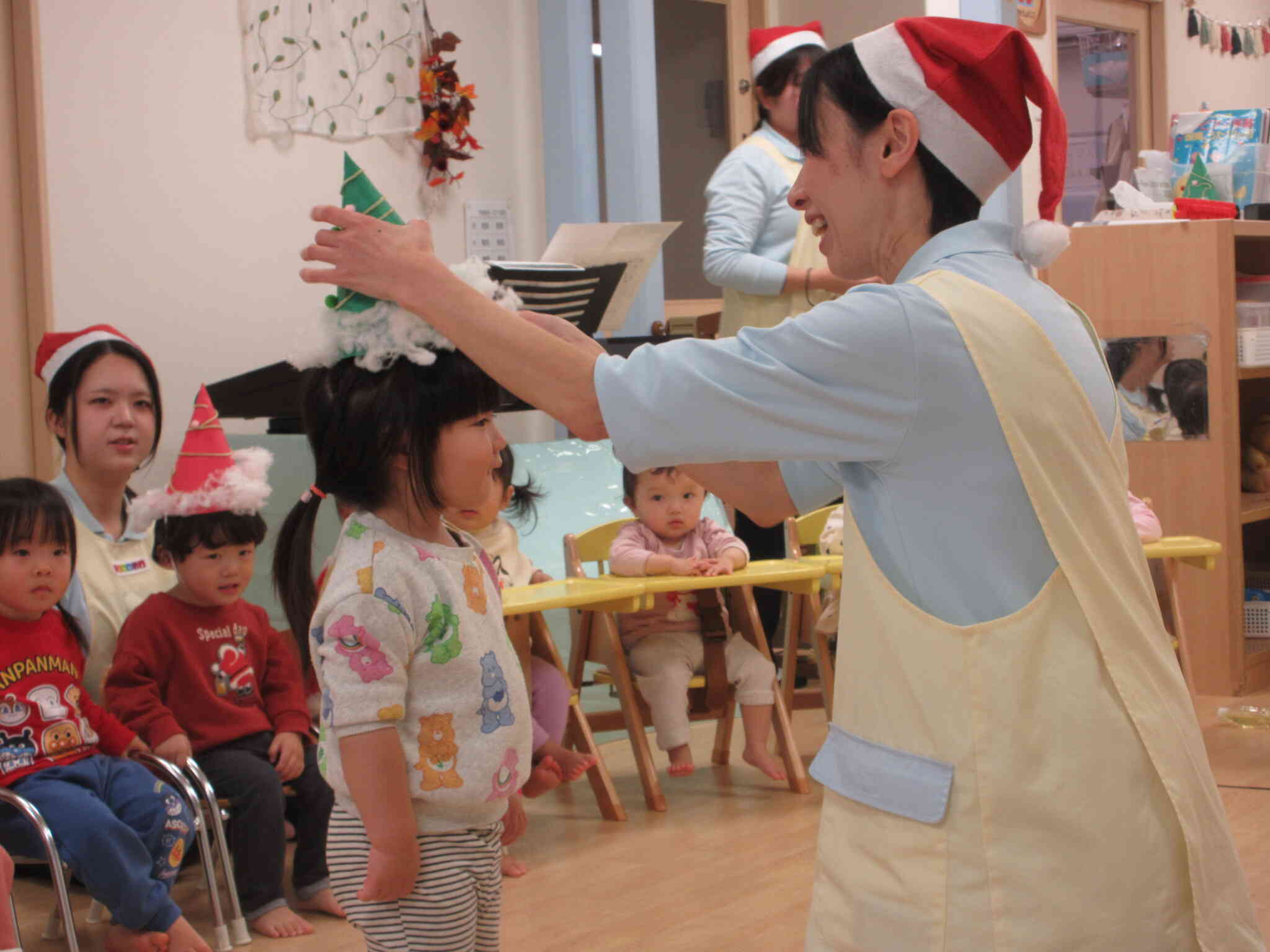 サンタさんに会えたよ