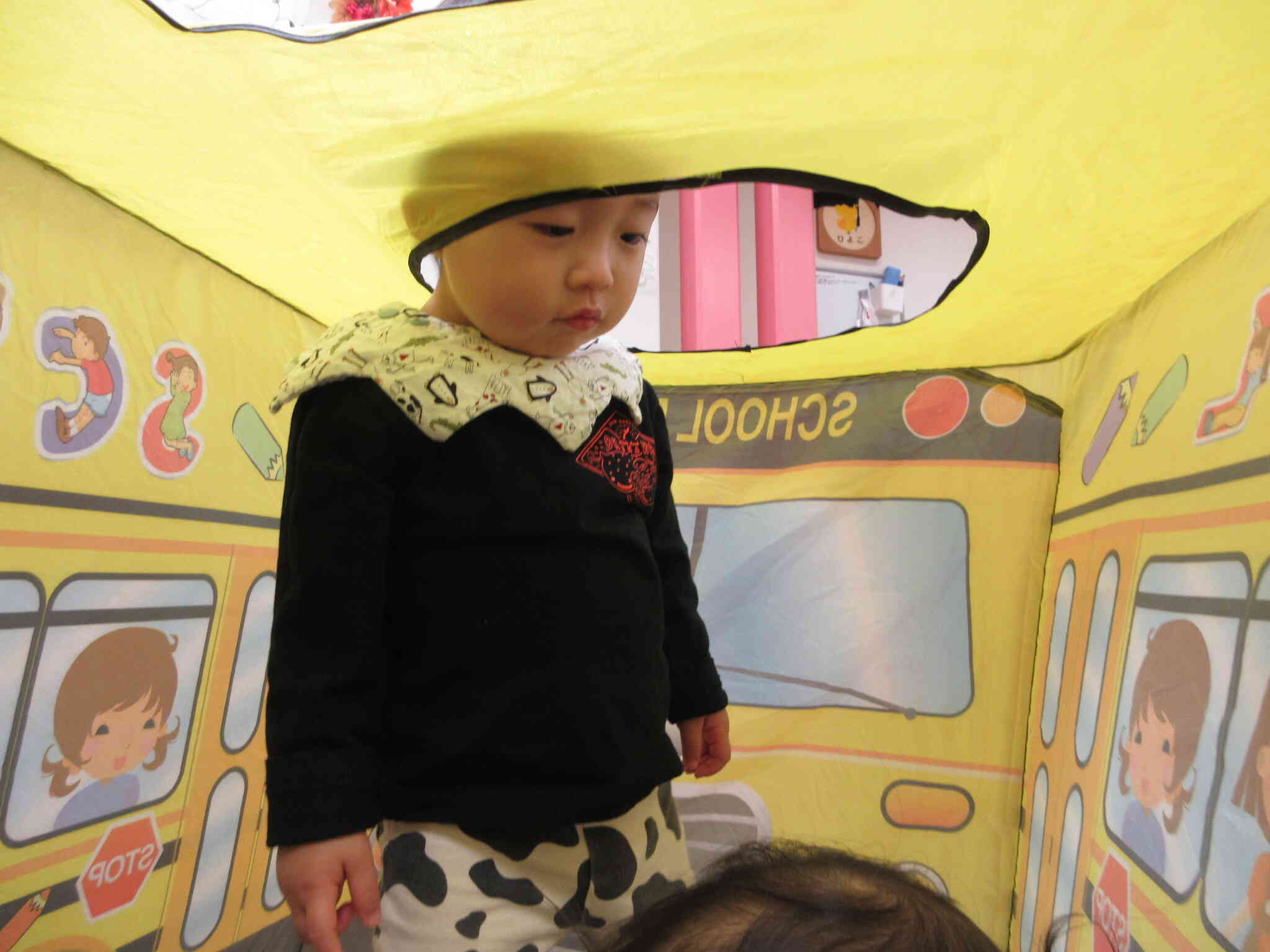 立ってみると上から景色が見れたよ！不思議だね〜！