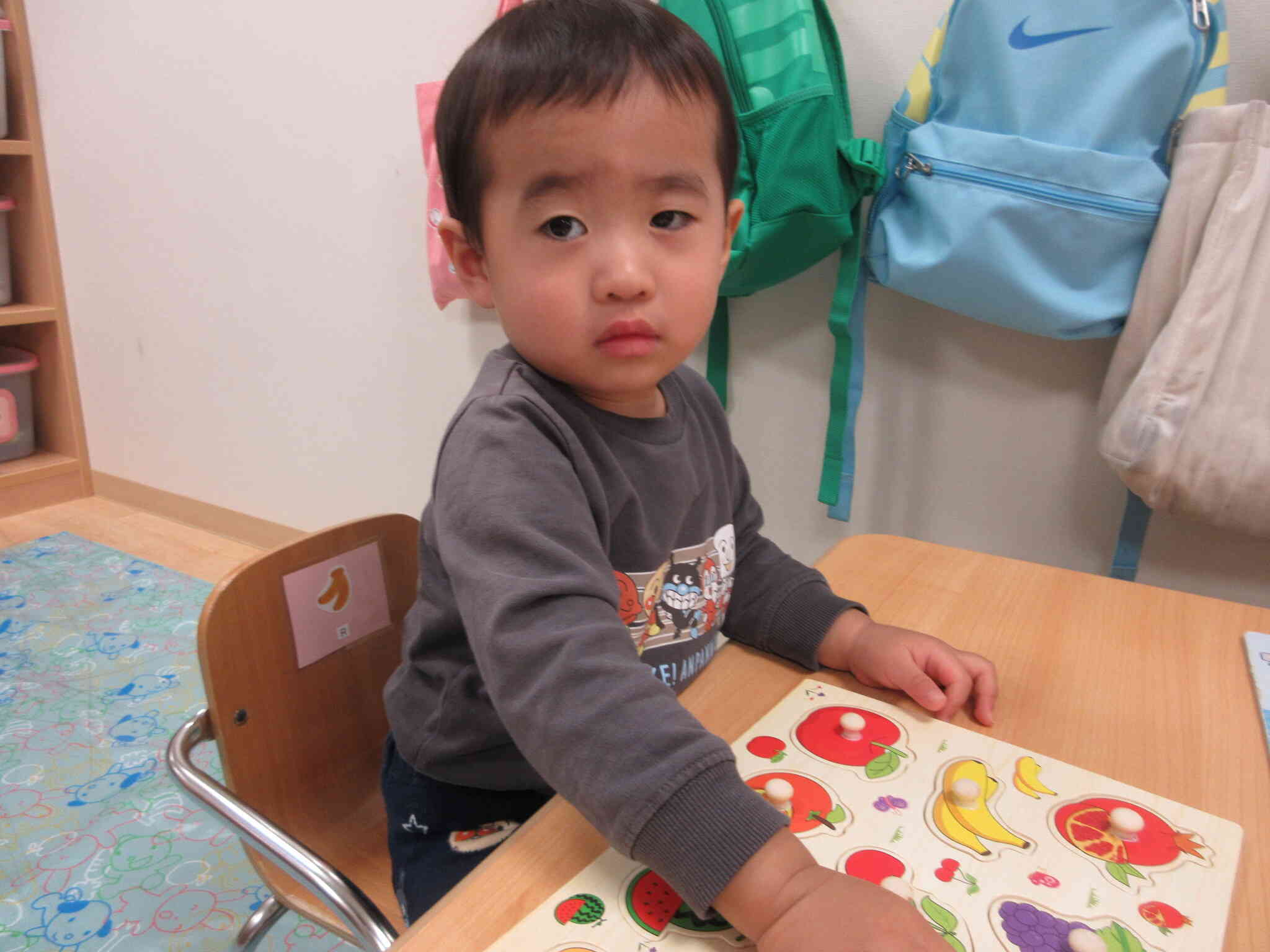 パズルに夢中！