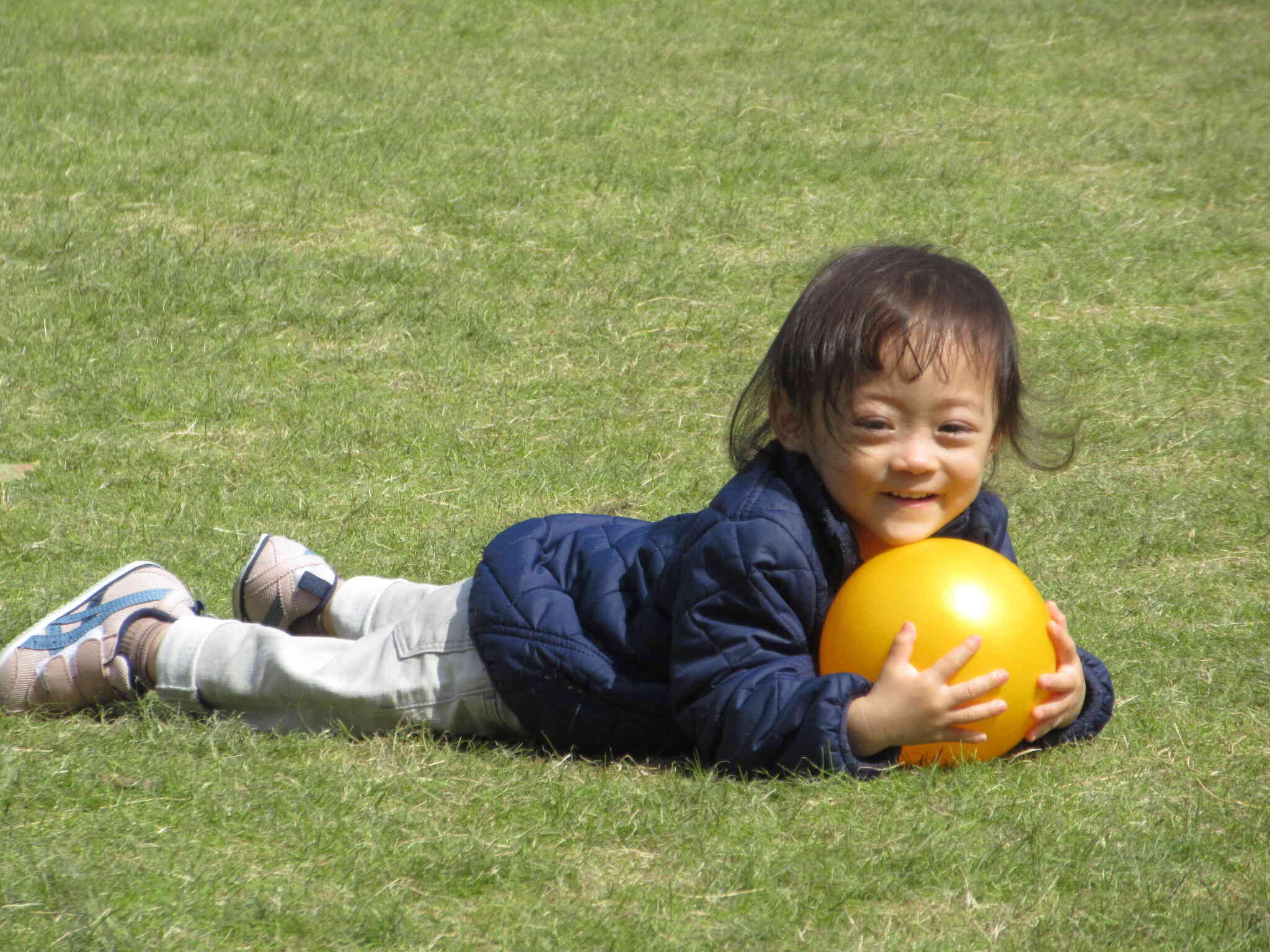 ボールさんつかまえた＊＾＾＊やった～！！