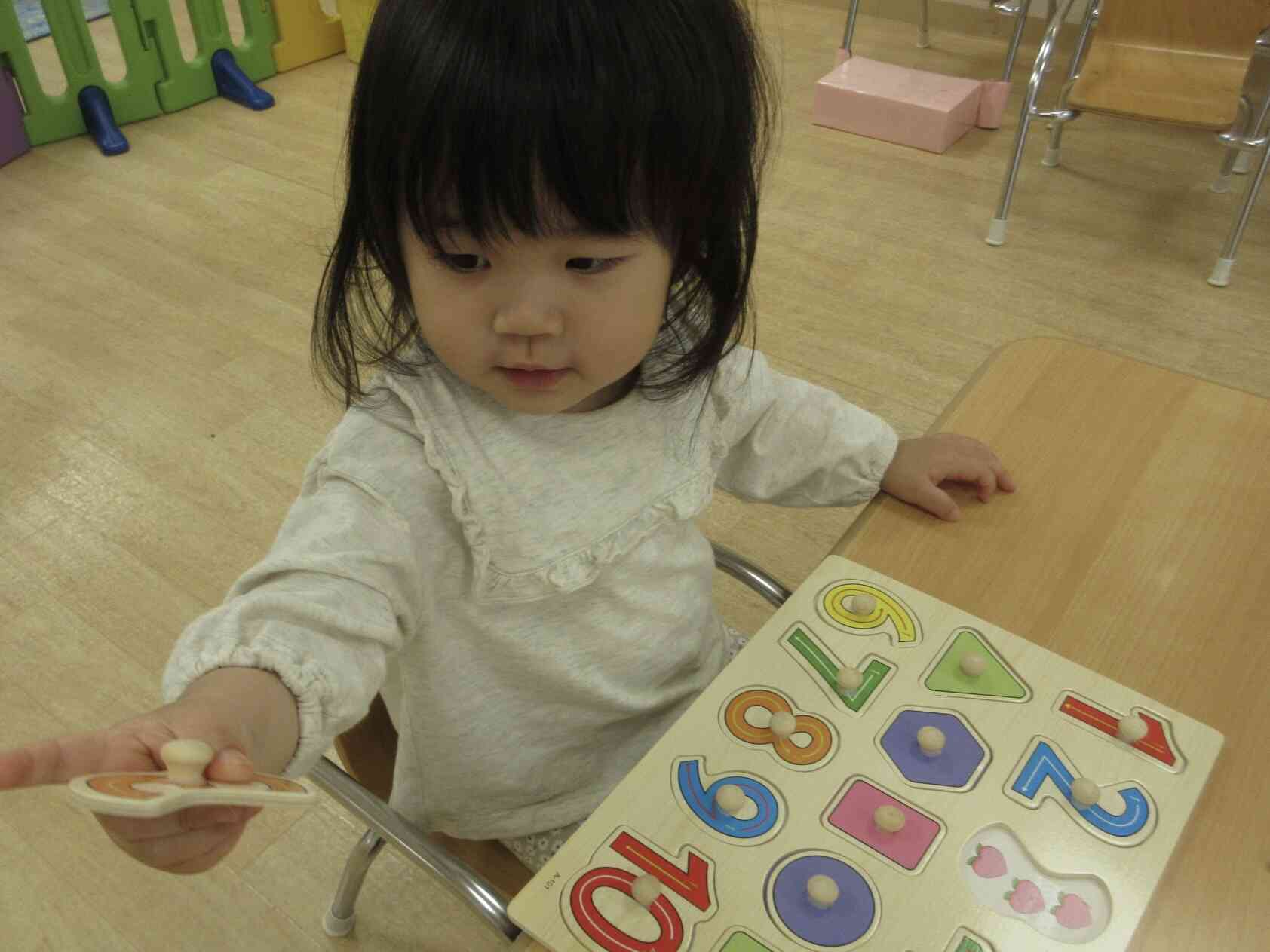 パズル遊びをしたよ