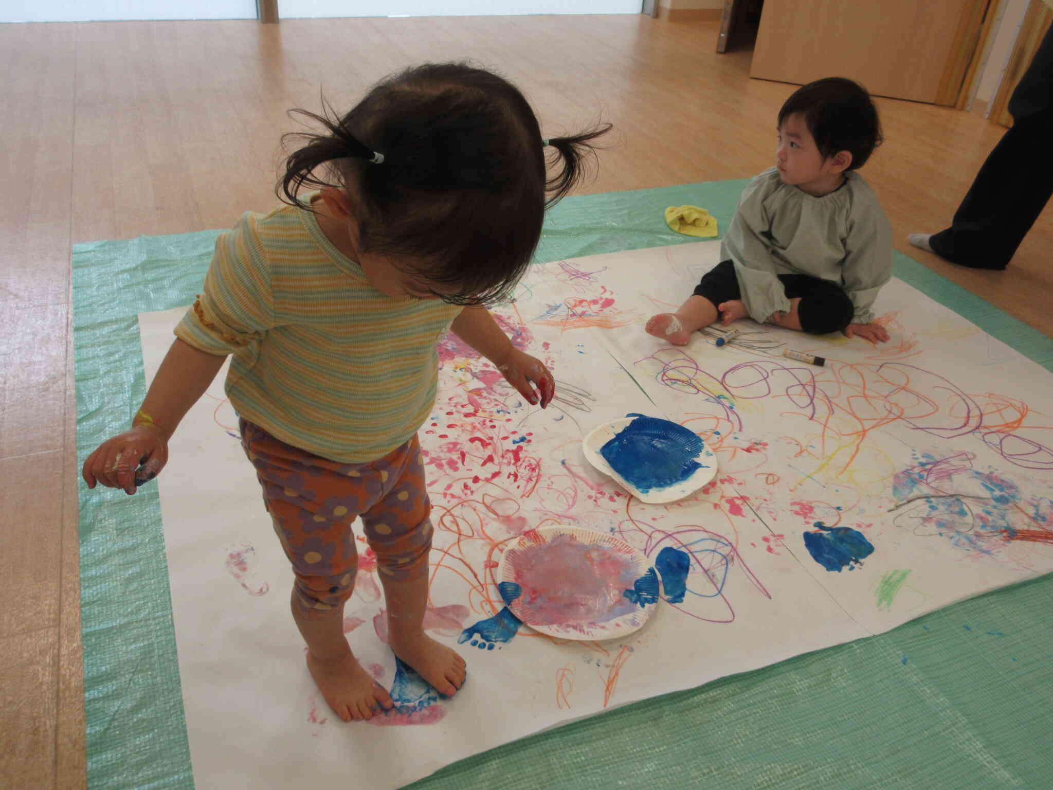 わたしの足あと…？