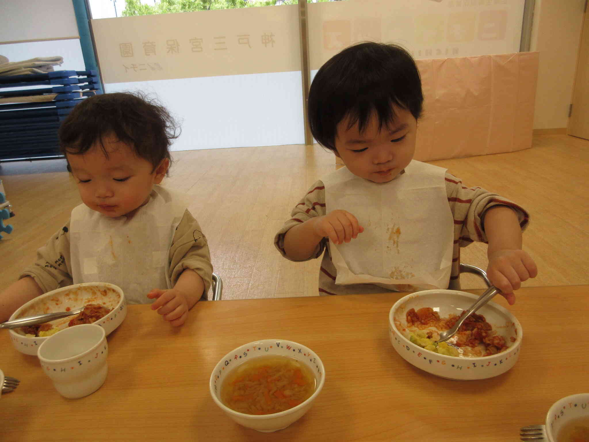 今日のお給食＆おやつです!