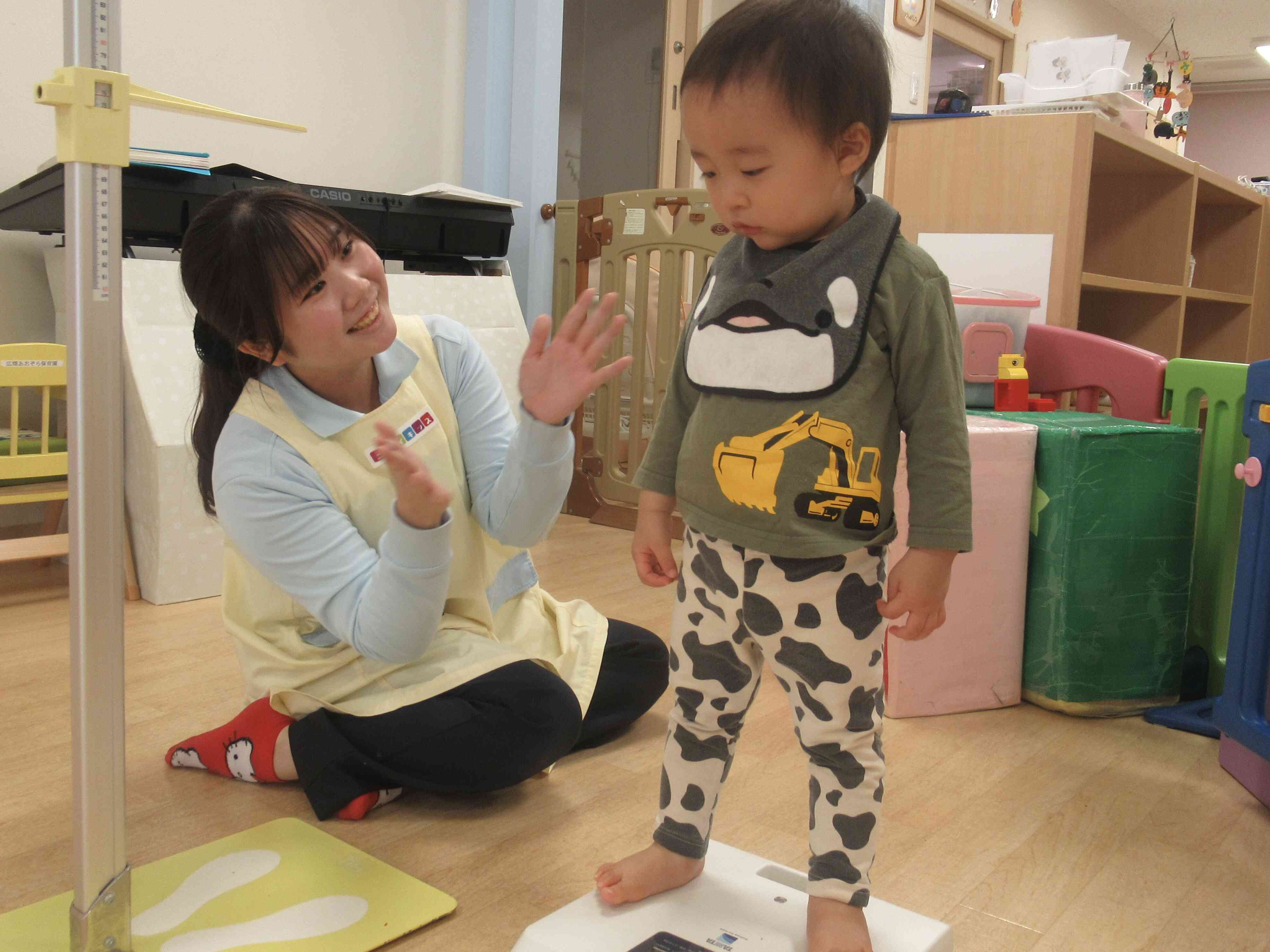 わくわく！身体測定！