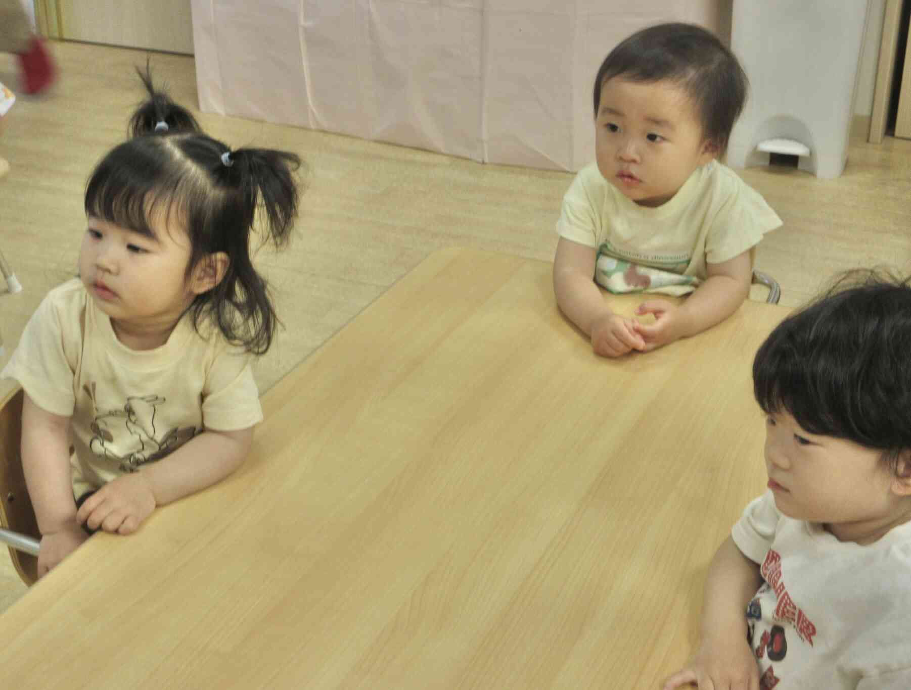 お豆のお話を聞いたね